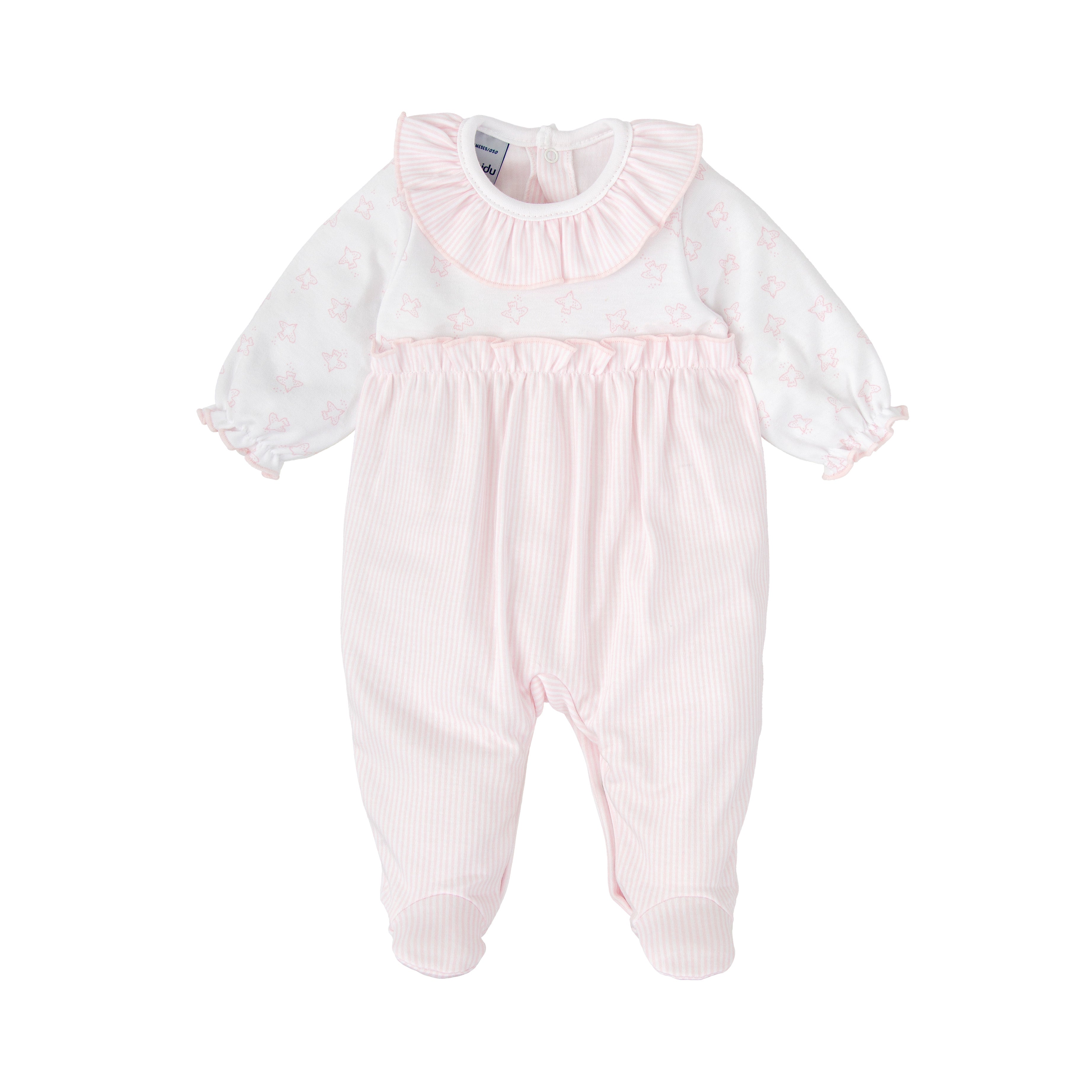 Baby-Strampler - Aire Bird Rüsche