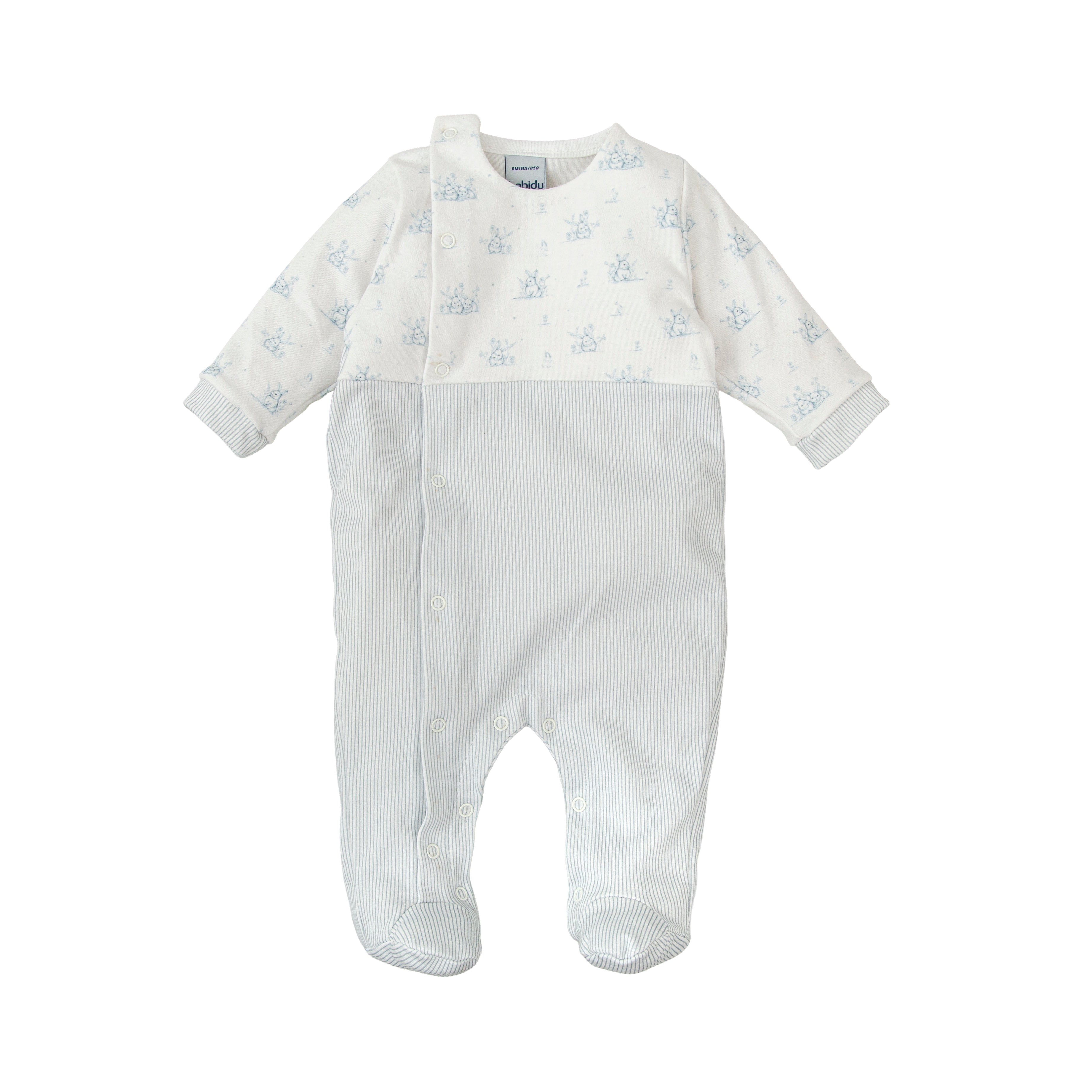 Babygrow - Blue Garden Bunnies