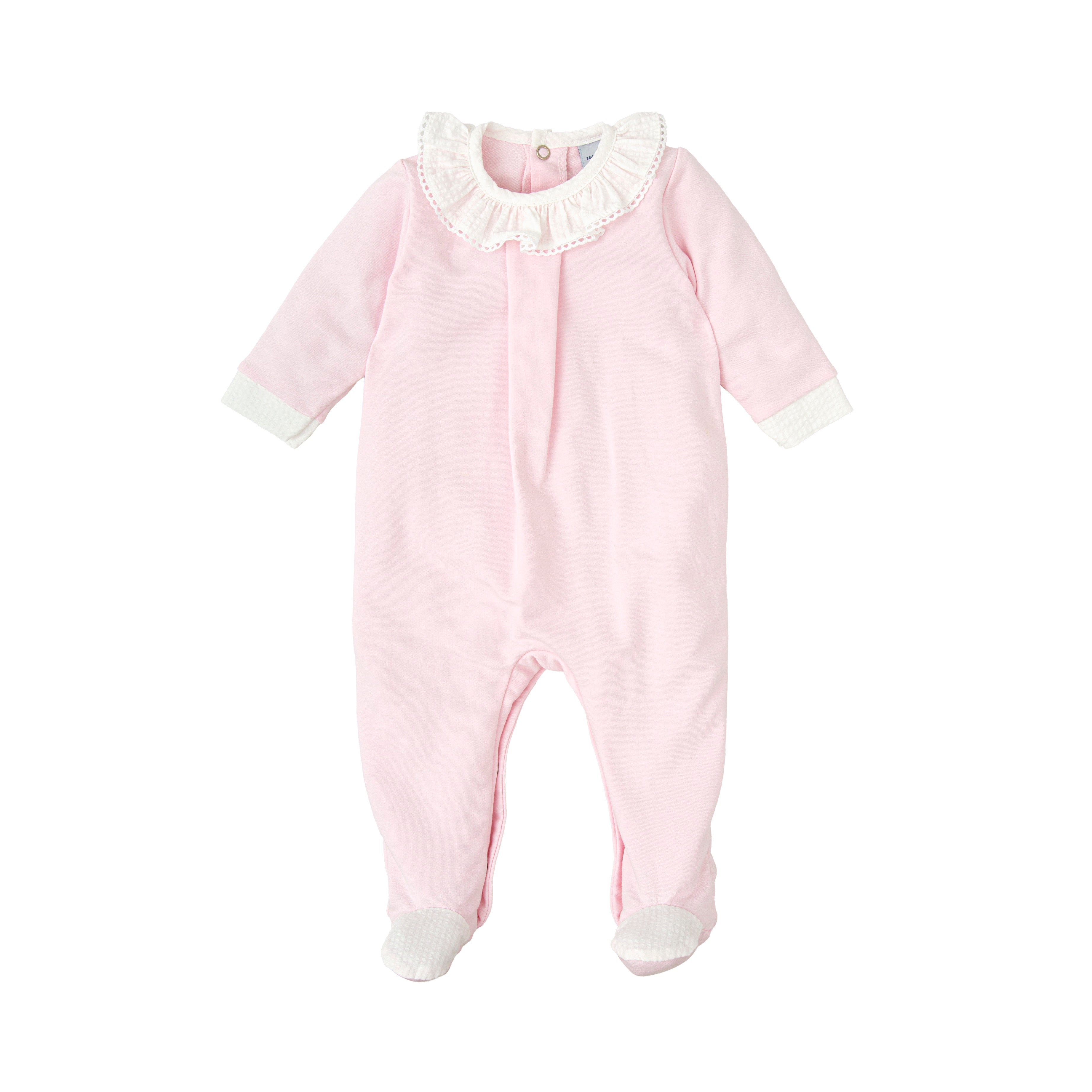 Strampler - Pale Pink Rüsche