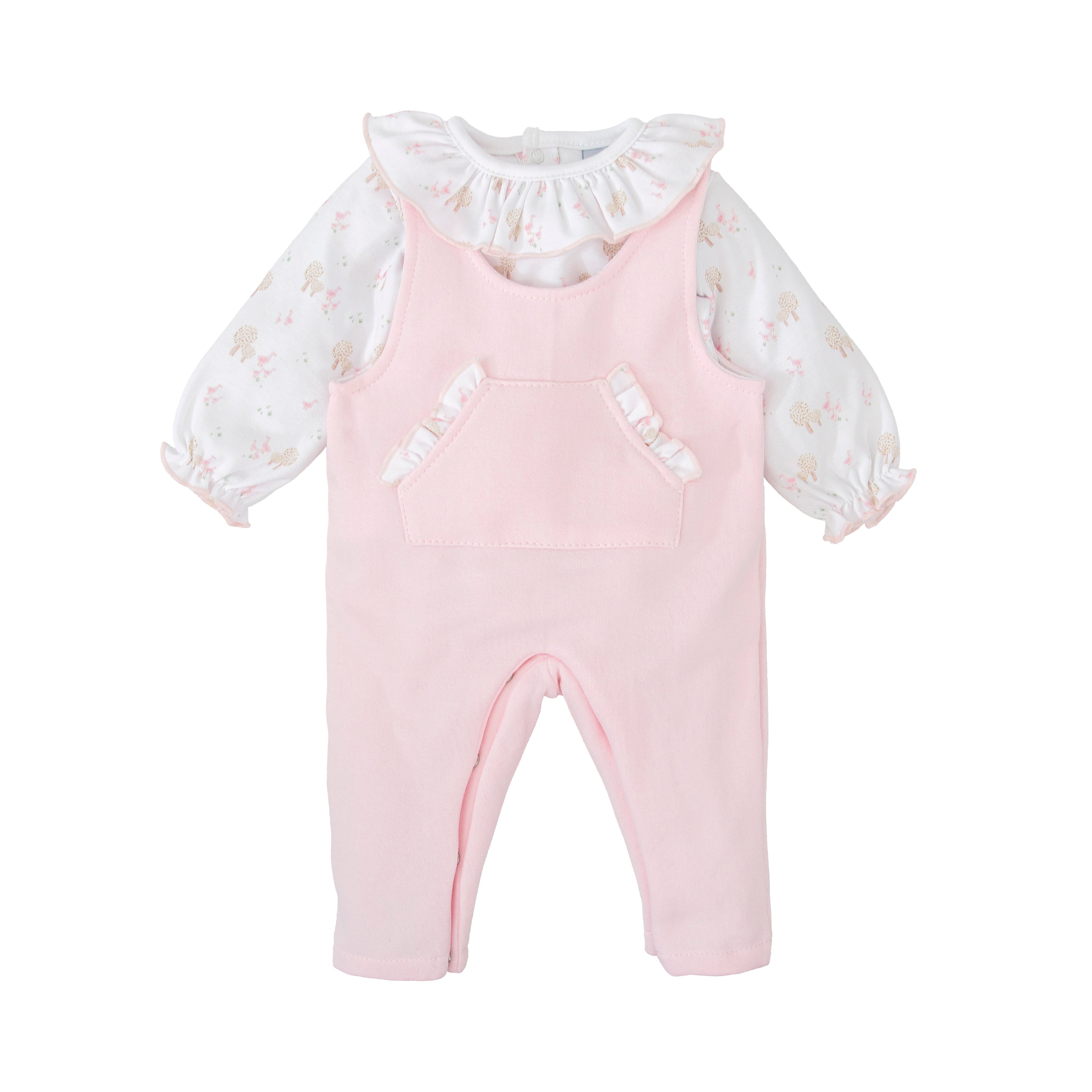 Dungarees - Sendero Geese Pink