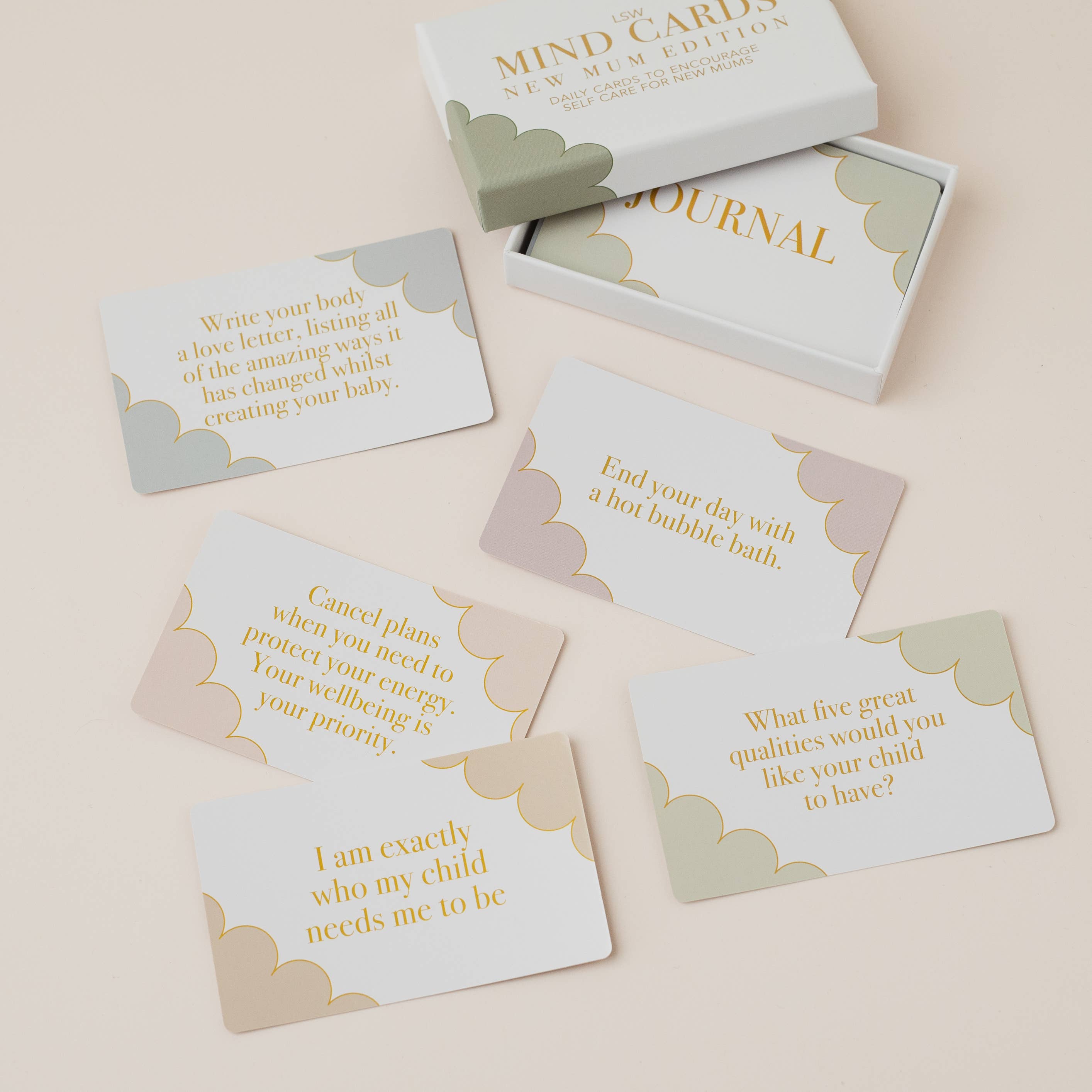Mind Cards: New Mum Edition | Self care gift for new moms - Over The Moon