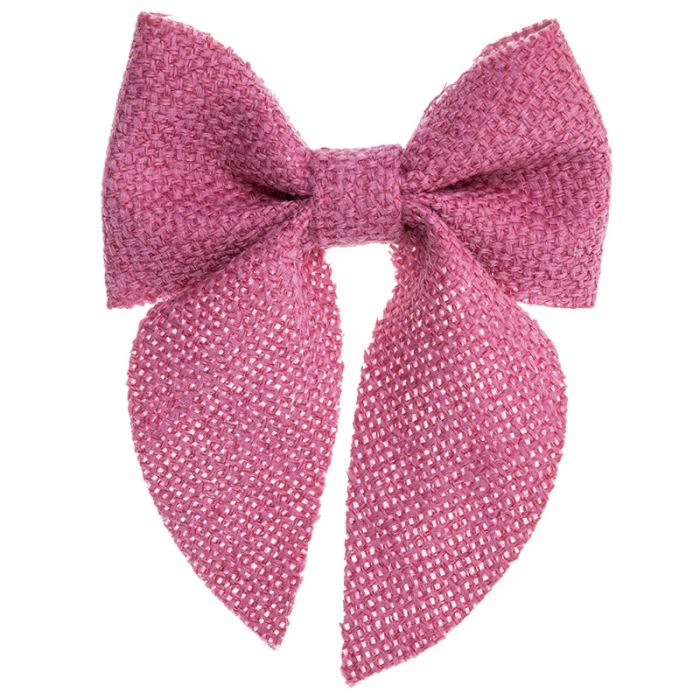 Haarspange mit großer Stoffschleife