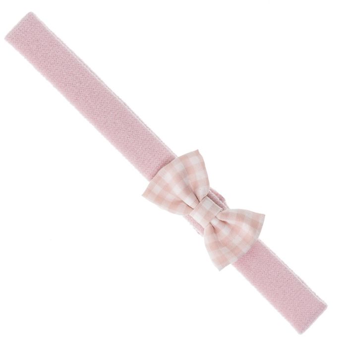 Headband with Gingham Bow
