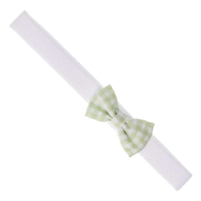 Headband with Gingham Bow