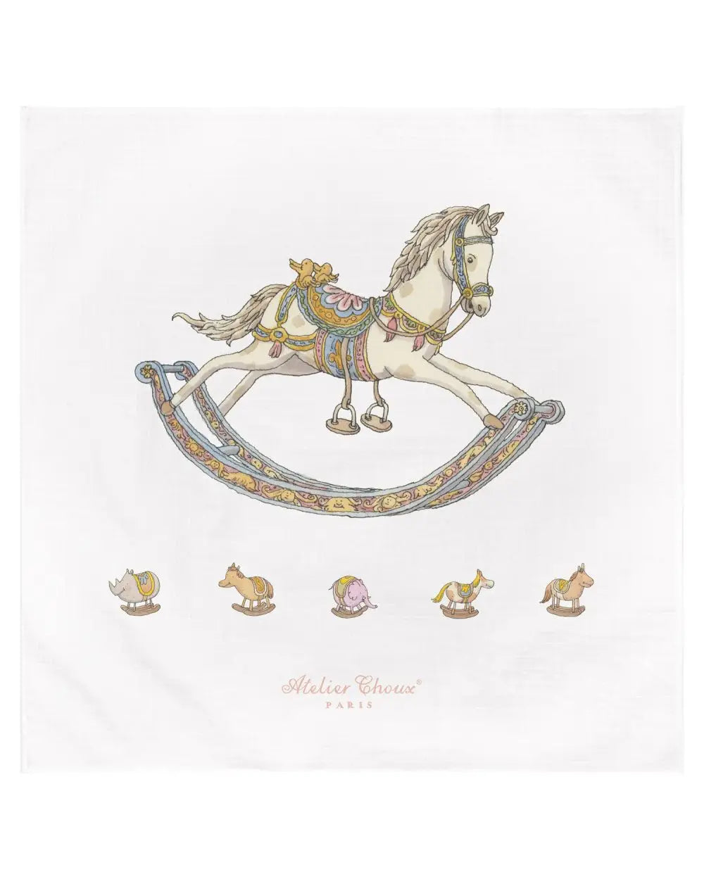 Muslin (Carrés) - Rocking Horse