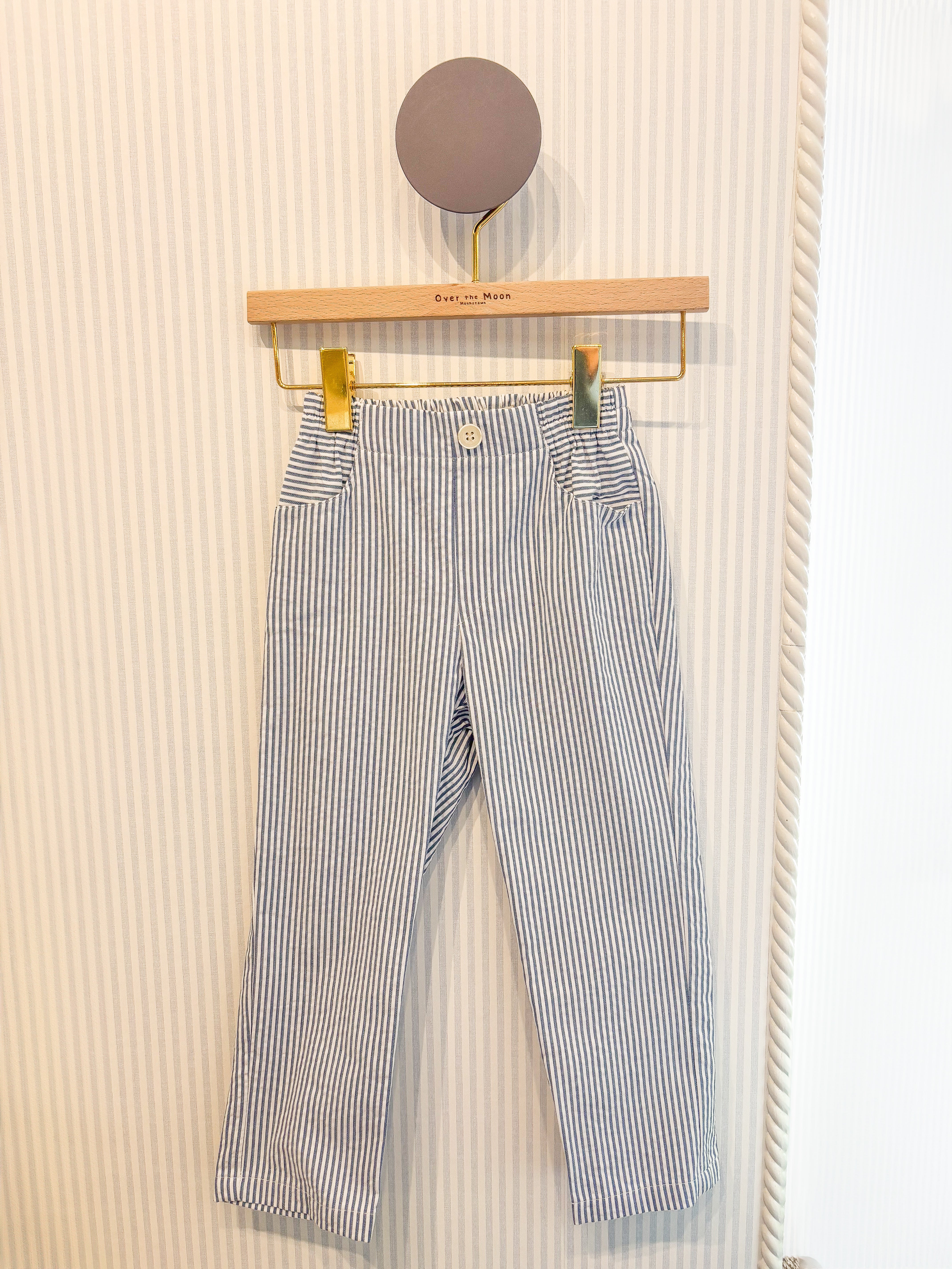 Hose – blau gestreift