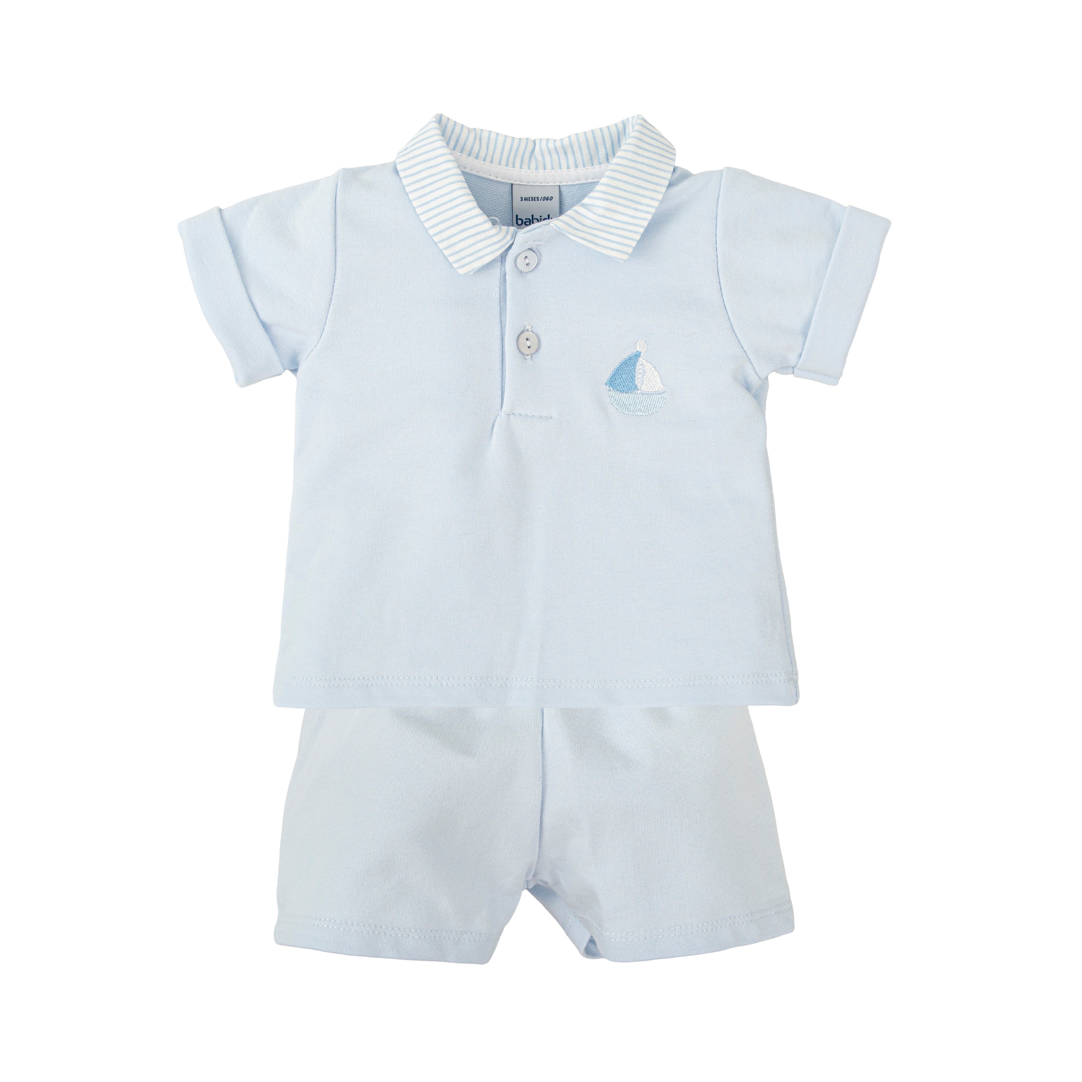 Zweiteiliges Set – Nautisches Shorts-Set