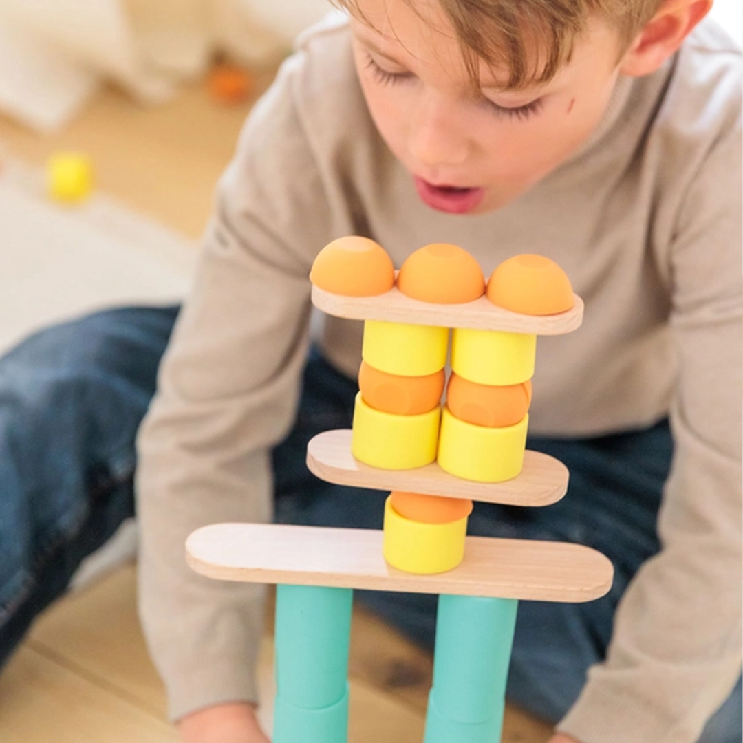 Stix 60 Teile - Pädagogisches Holzbauspielzeug