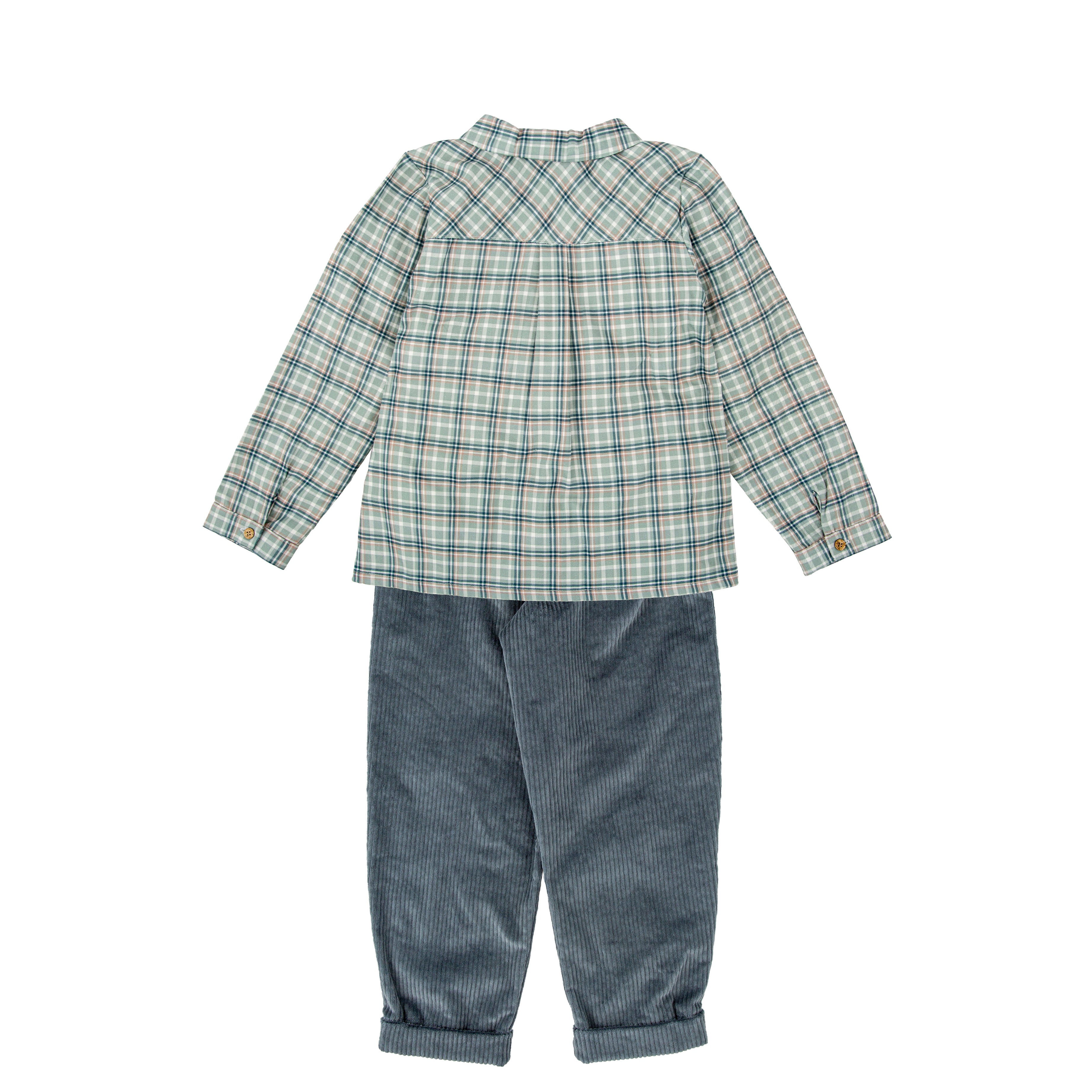 Trousers Set - Green Check Ribera