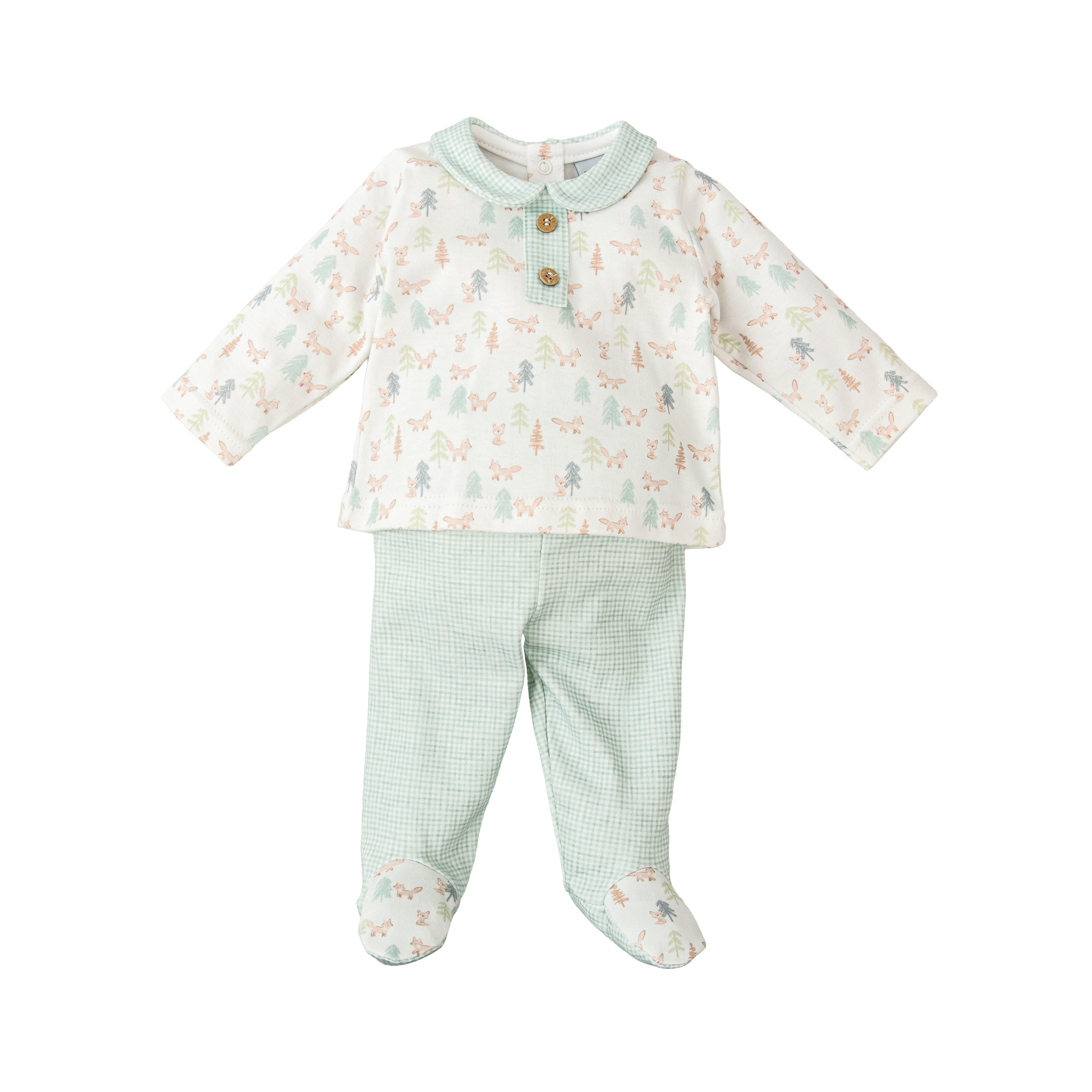 Two-Piece Set - Green Fox