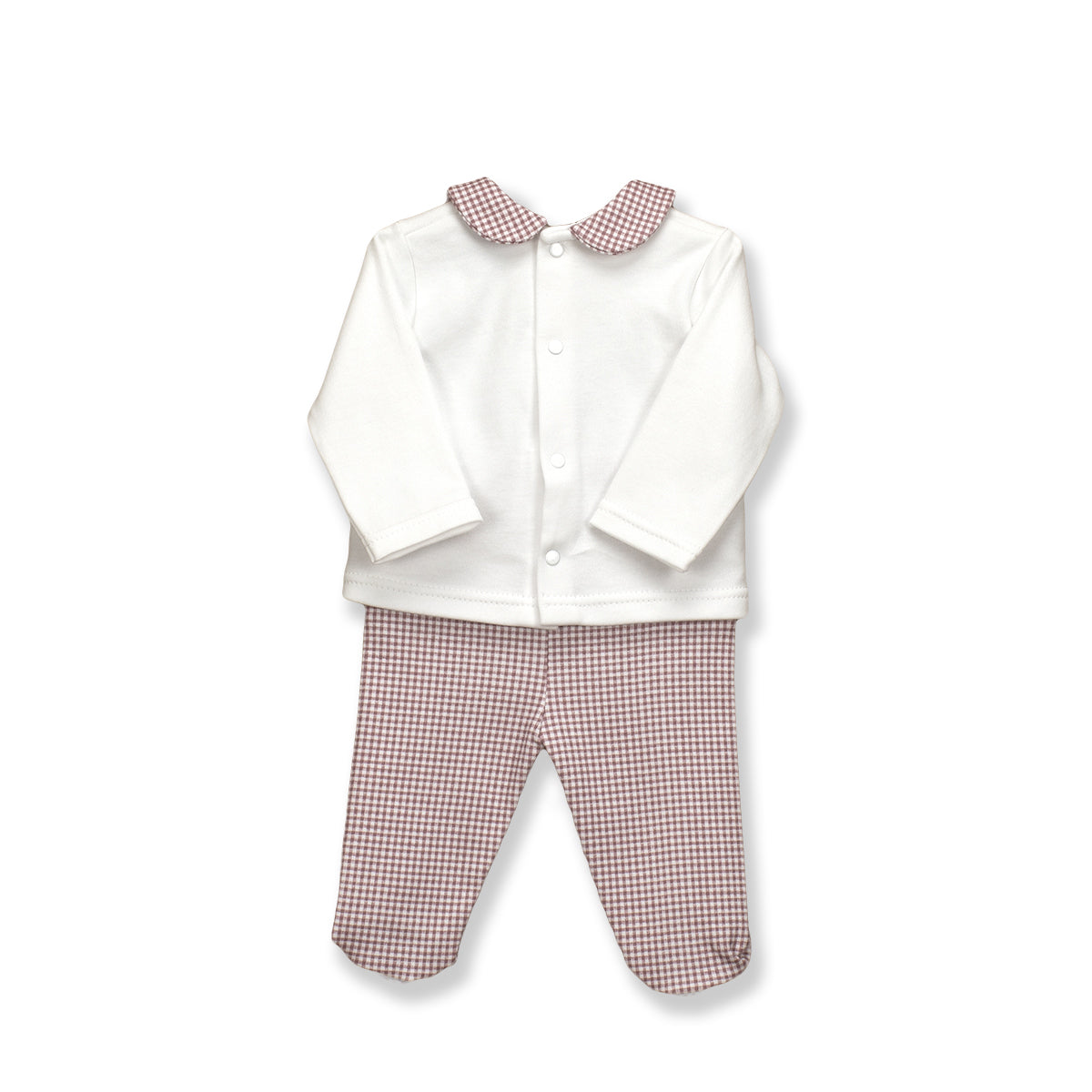 2 Pcs Babygrow+ L/S T-Shirt Smiling Sky Blue / 6M