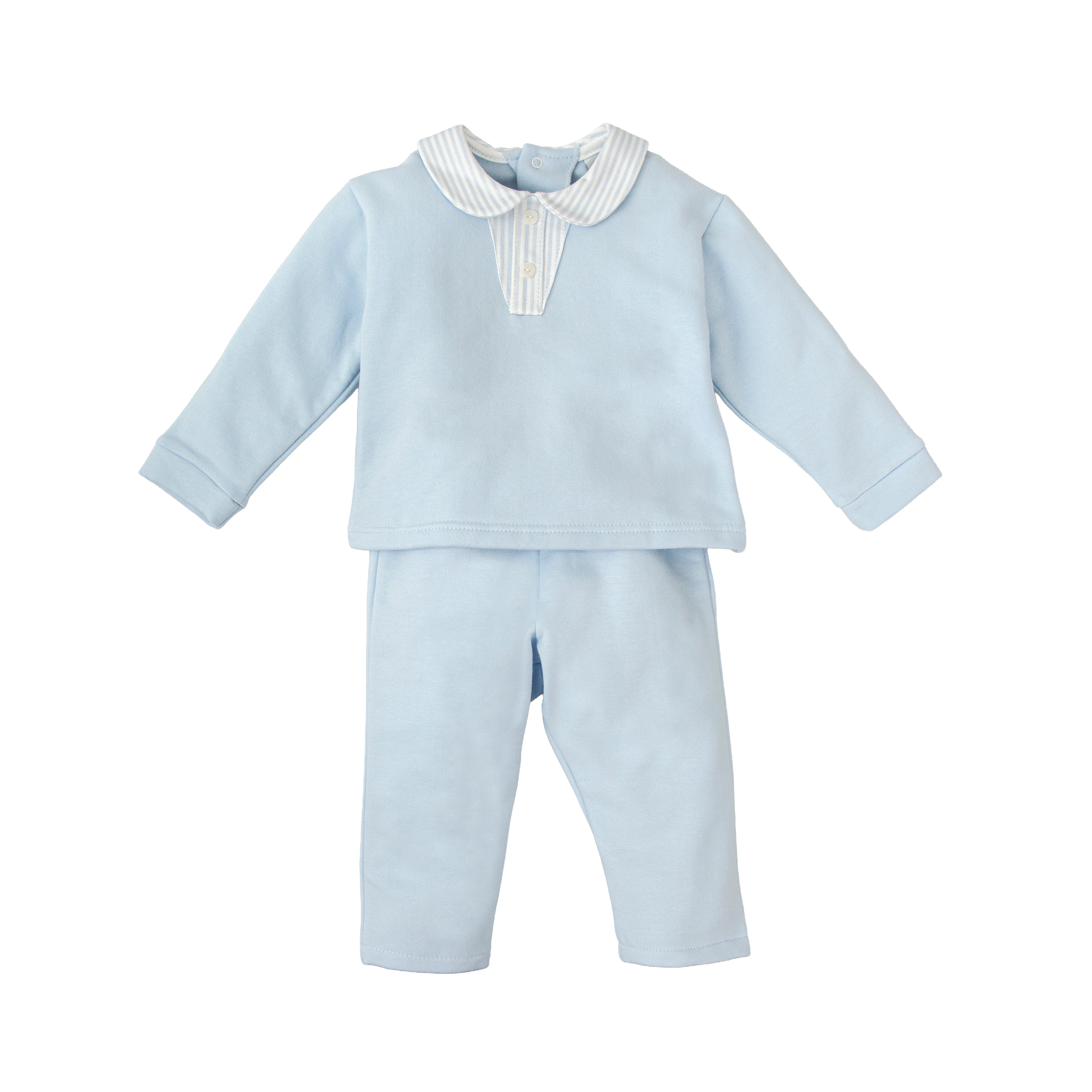 Jogger Set - Baby Blue Garda Stripes