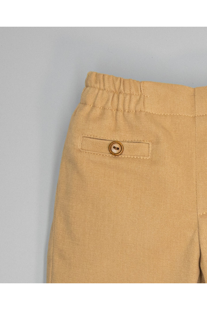 Trousers - Camel Twill Cotton
