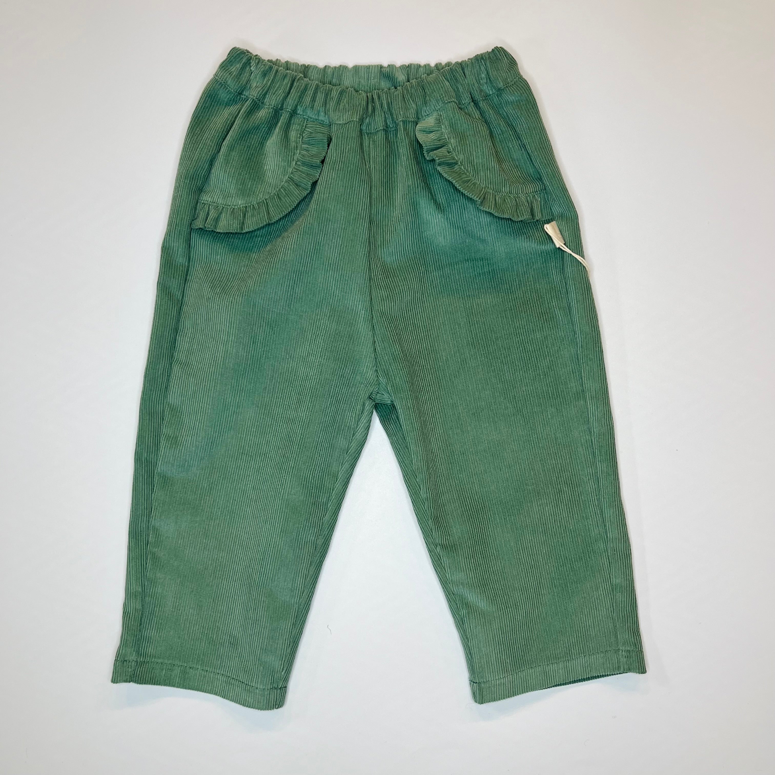 Trousers - Corduroy with Frill Pockets