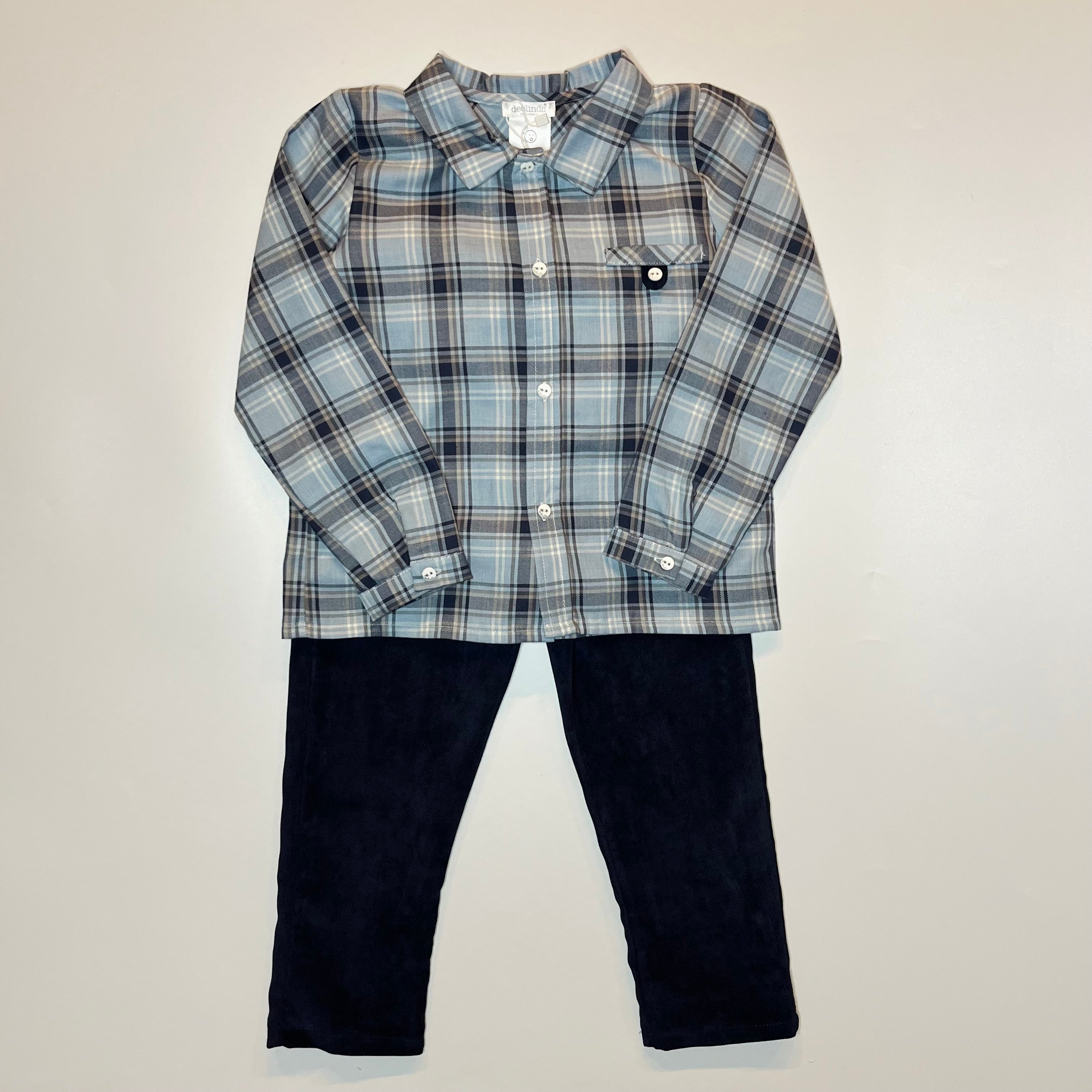 Hemd & Hose - Blau Kariert