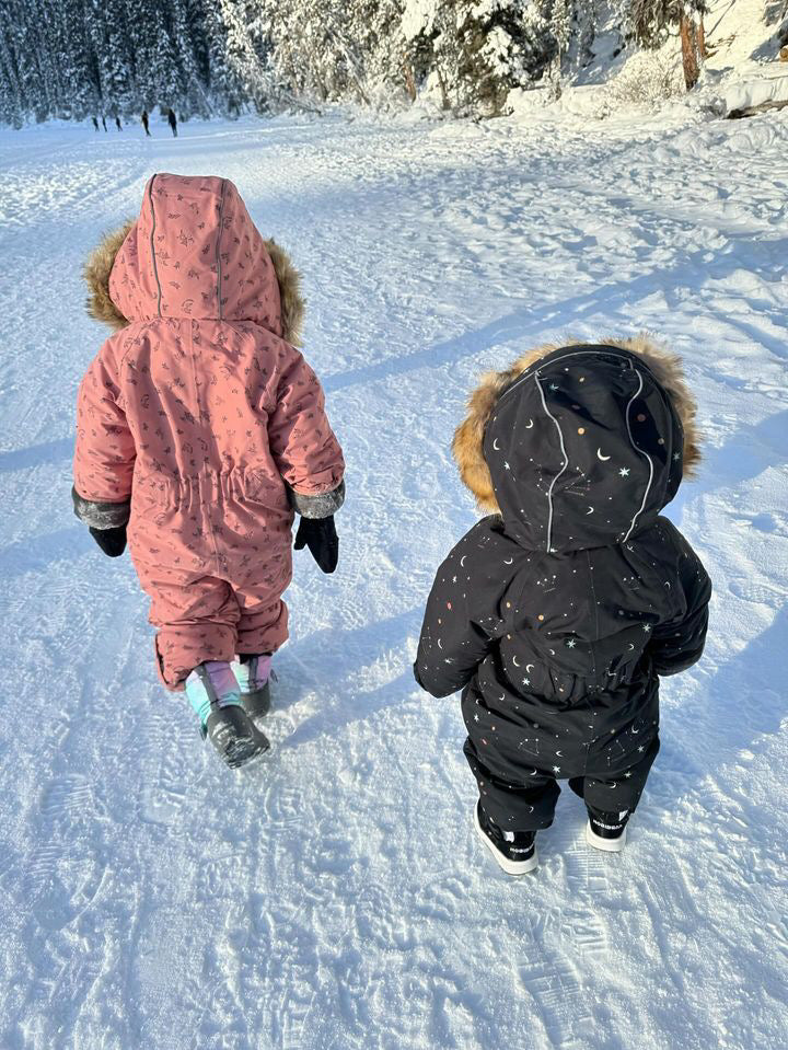 Waterproof Padded Winter Suit - Winter Floral - Over The Moon