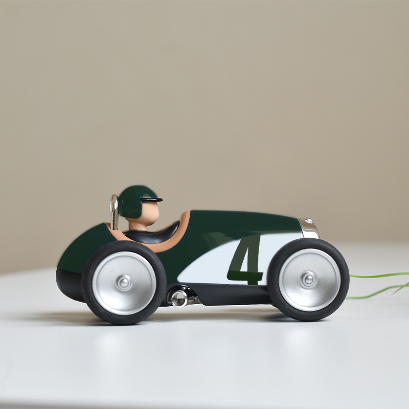 Small green toy car for Children - Racing Car Green
