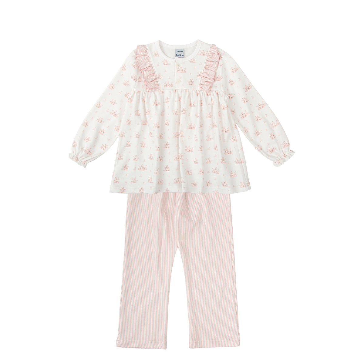Pyjamas - Pink Garden Bunnies