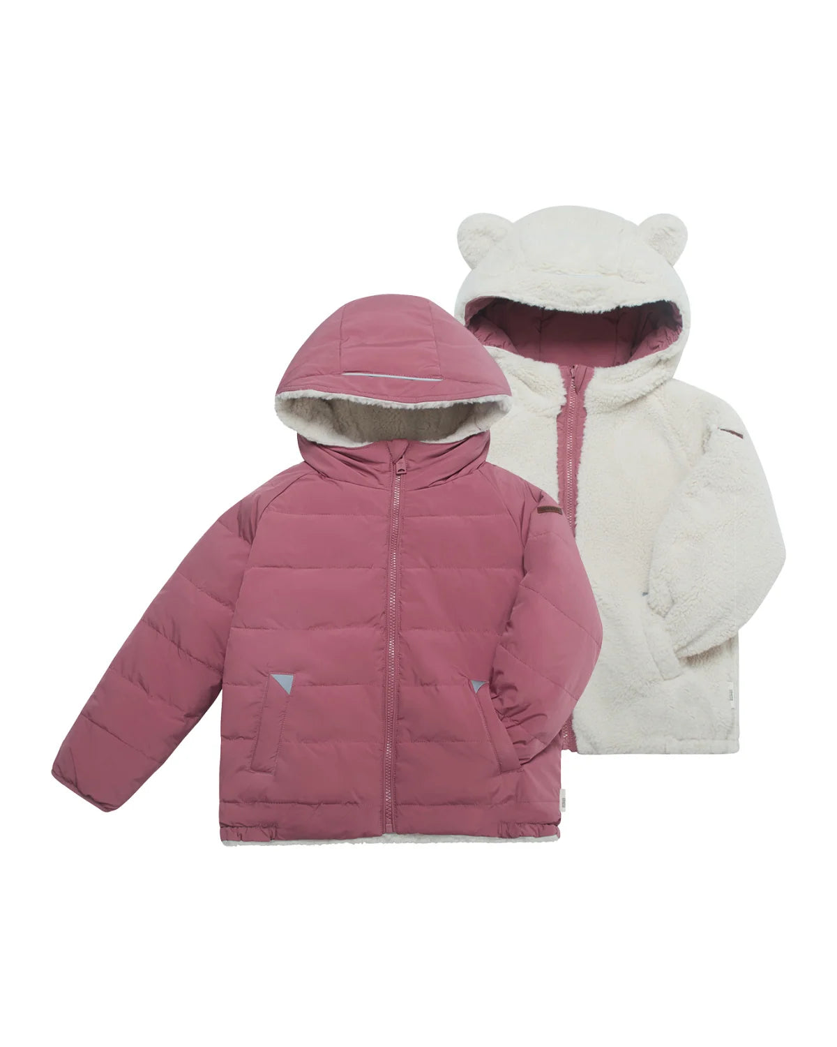 EcoReversible Puffer - Sherpa Berry