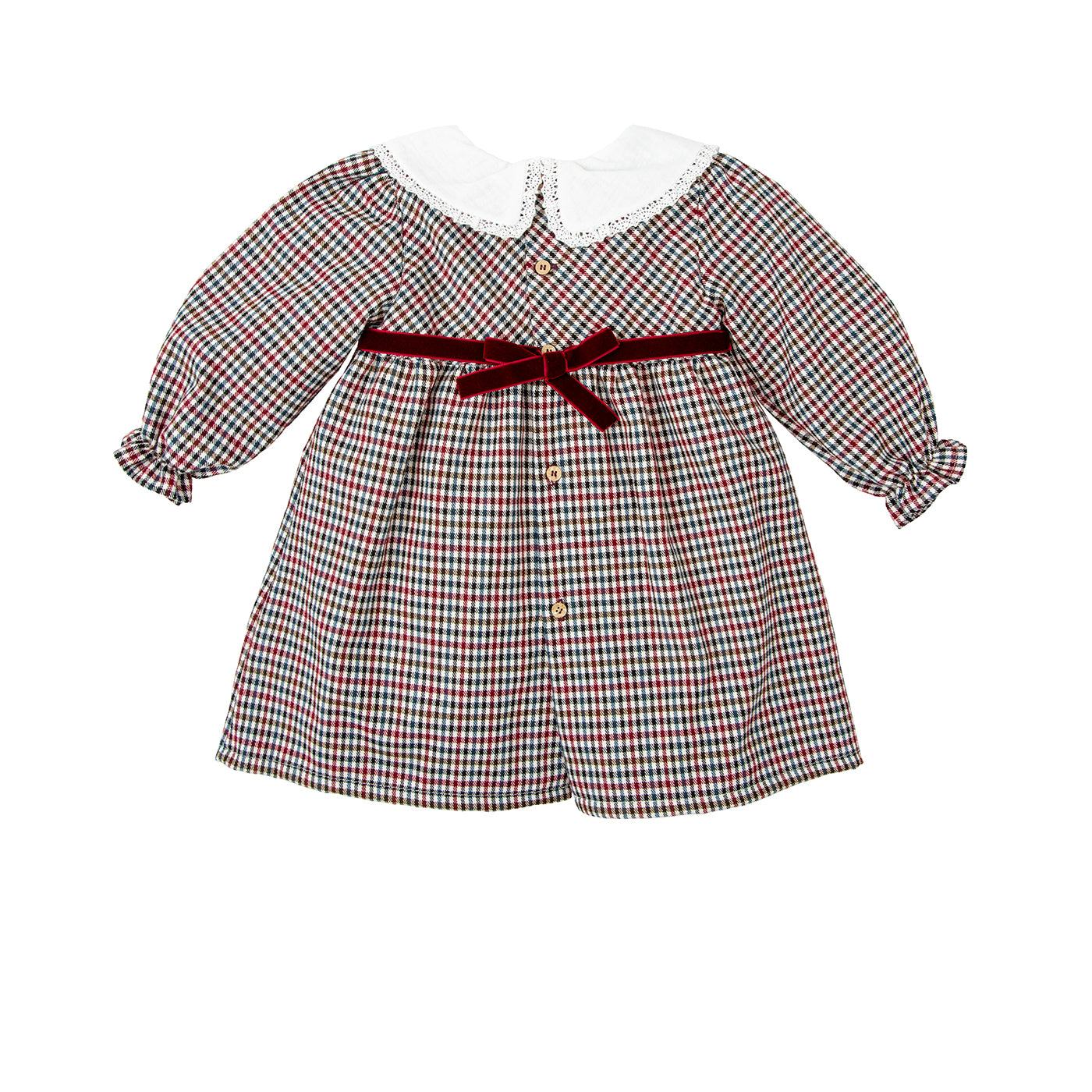 Kleid – Nogel gewebtes Hahnentrittmuster