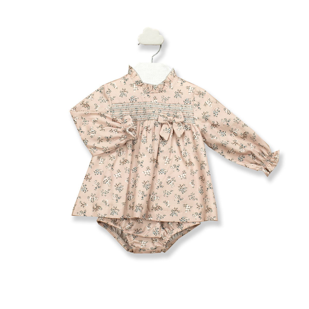 Dress + Diaper Cover Cute Pink / 3M