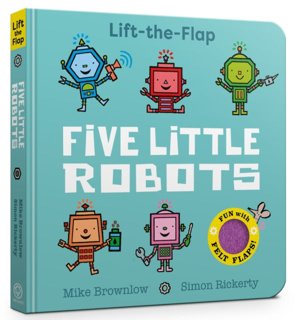 Fünf kleine Roboter : Klappenbuch