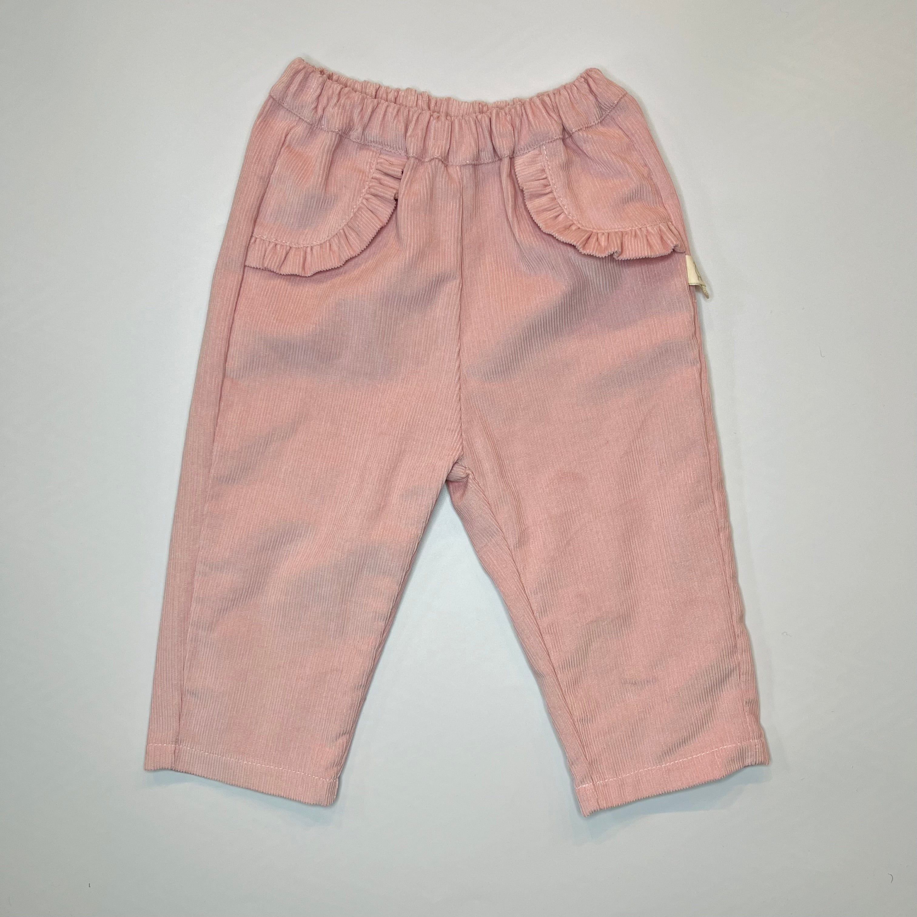 Trousers - Corduroy with Frill Pockets