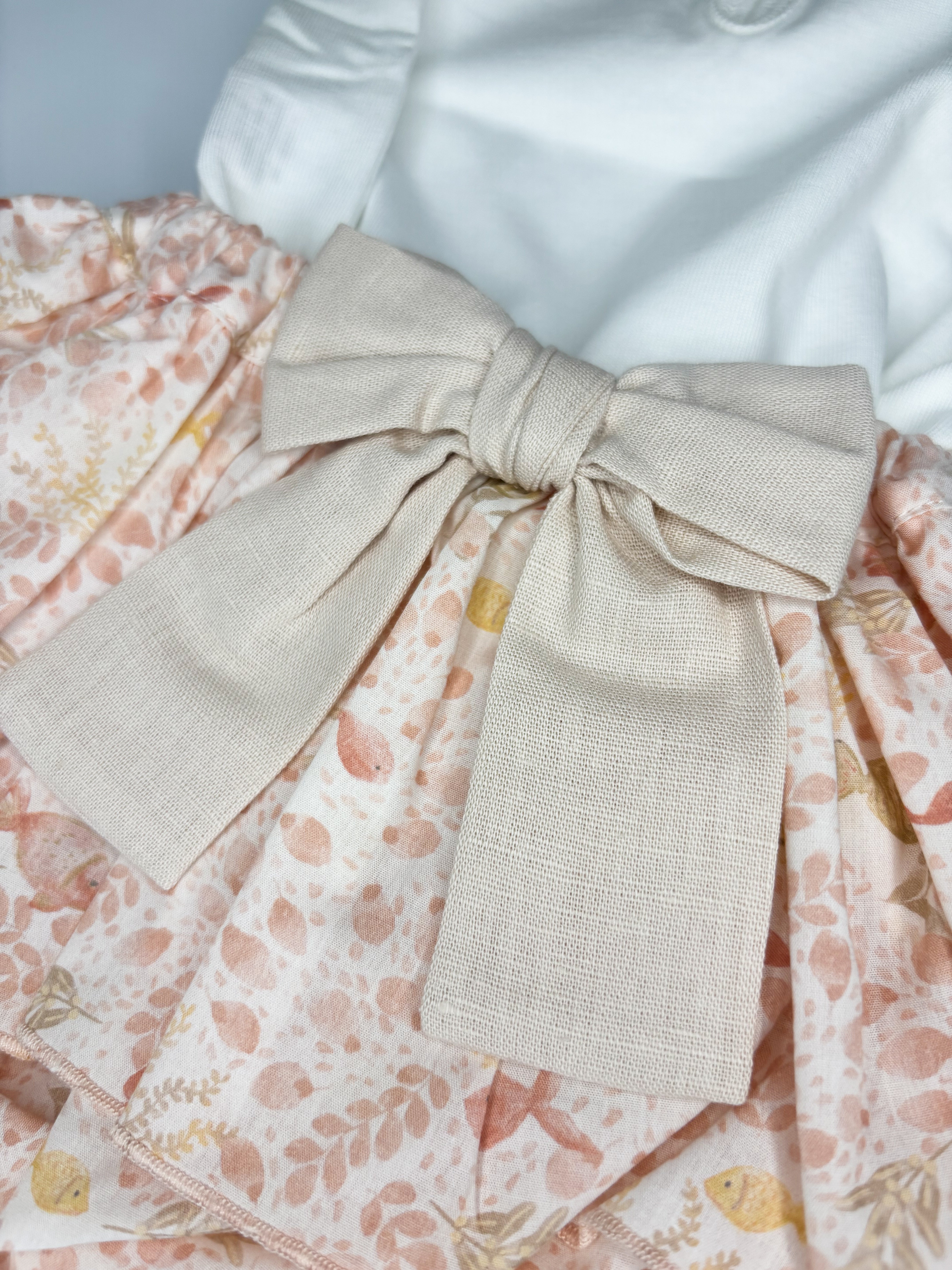 Two Piece Set - Bloomers and T-Shirt Ocean