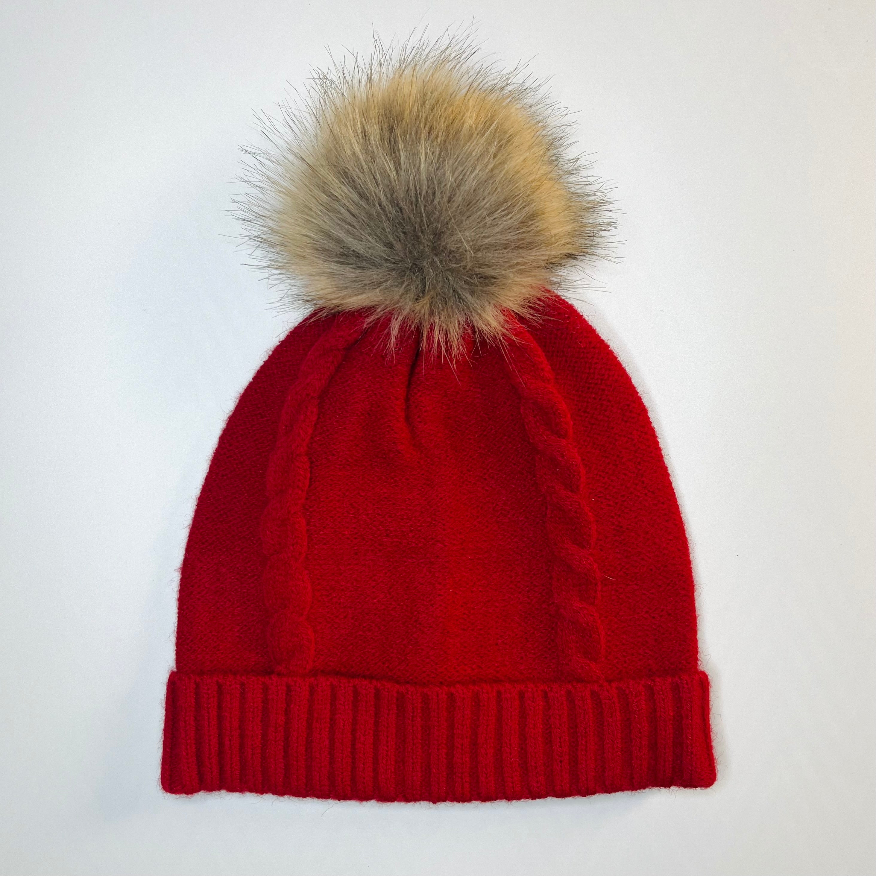 Strickmütze Zopfmuster