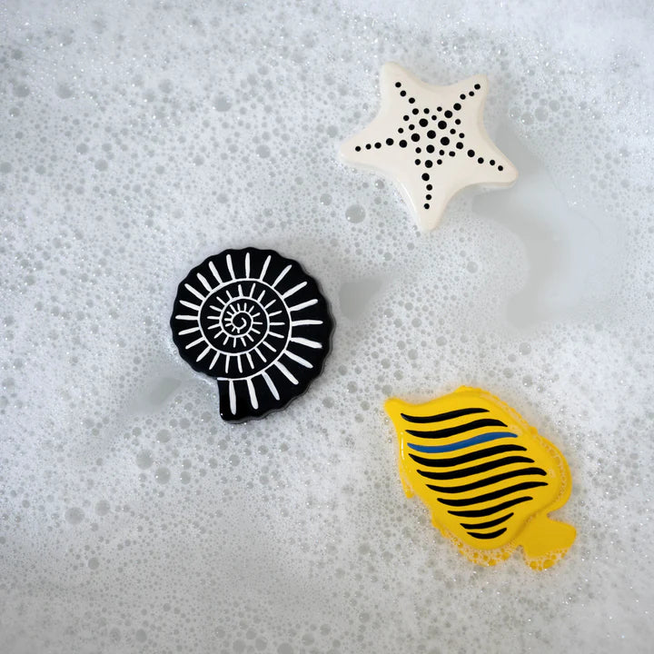 Badespielzeug aus Naturkautschuk, 3er-Pack – ab Geburt geeignet