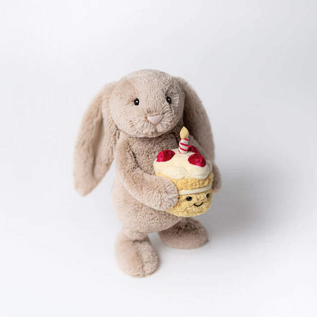 Bashful Beige Bunny 'Birthday' Original