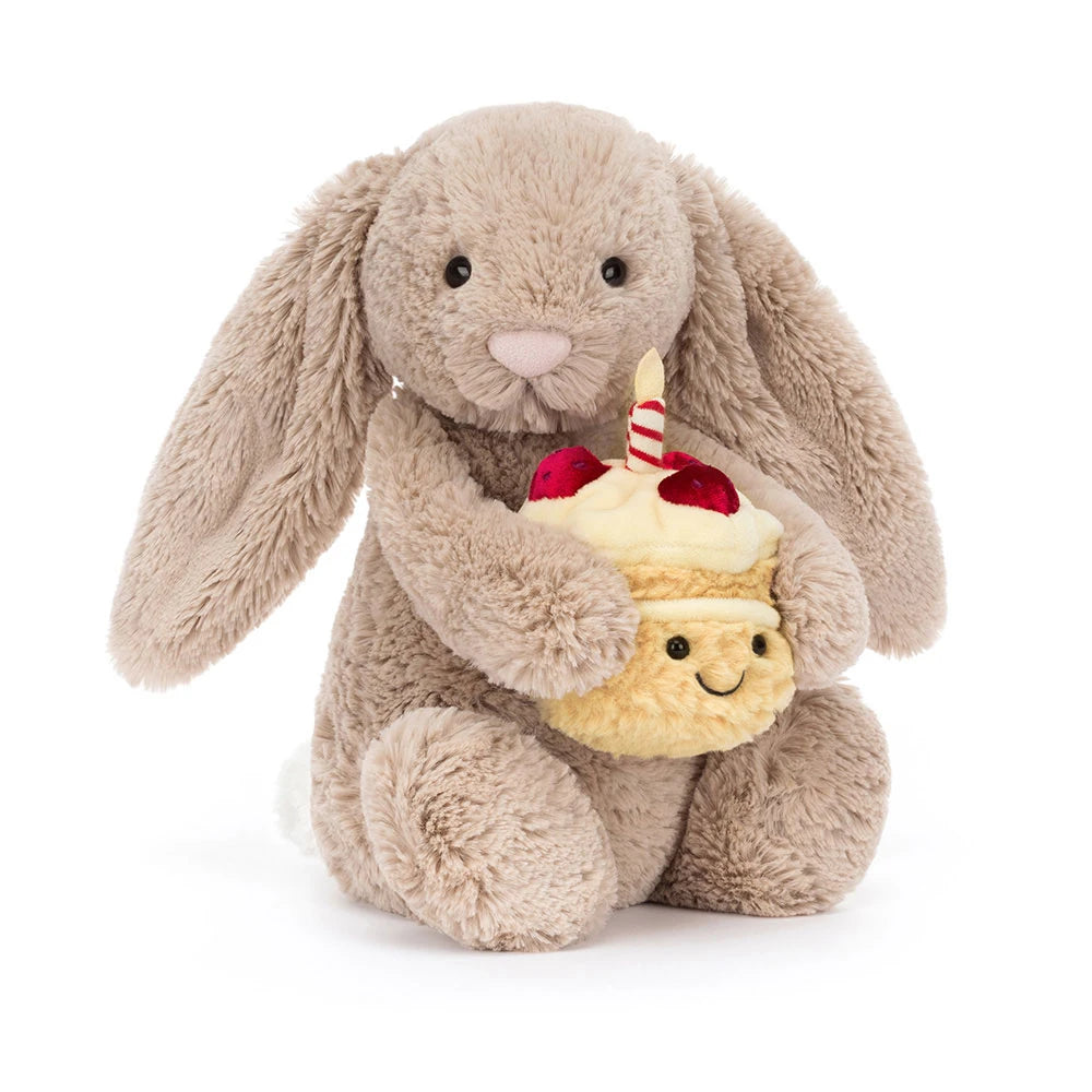 Bashful Beige Bunny 'Birthday' Original