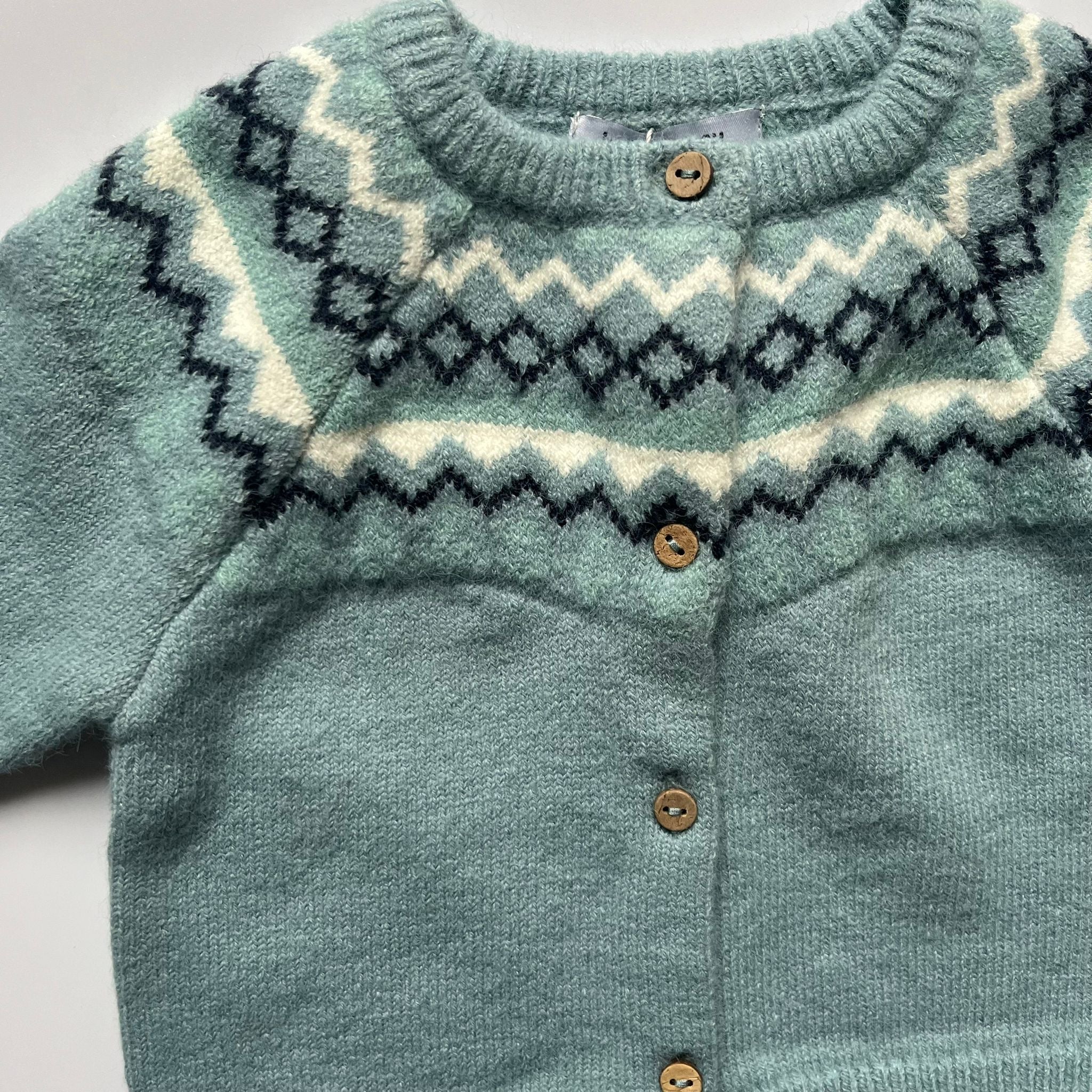 Strickjacke - Blau Nordisch