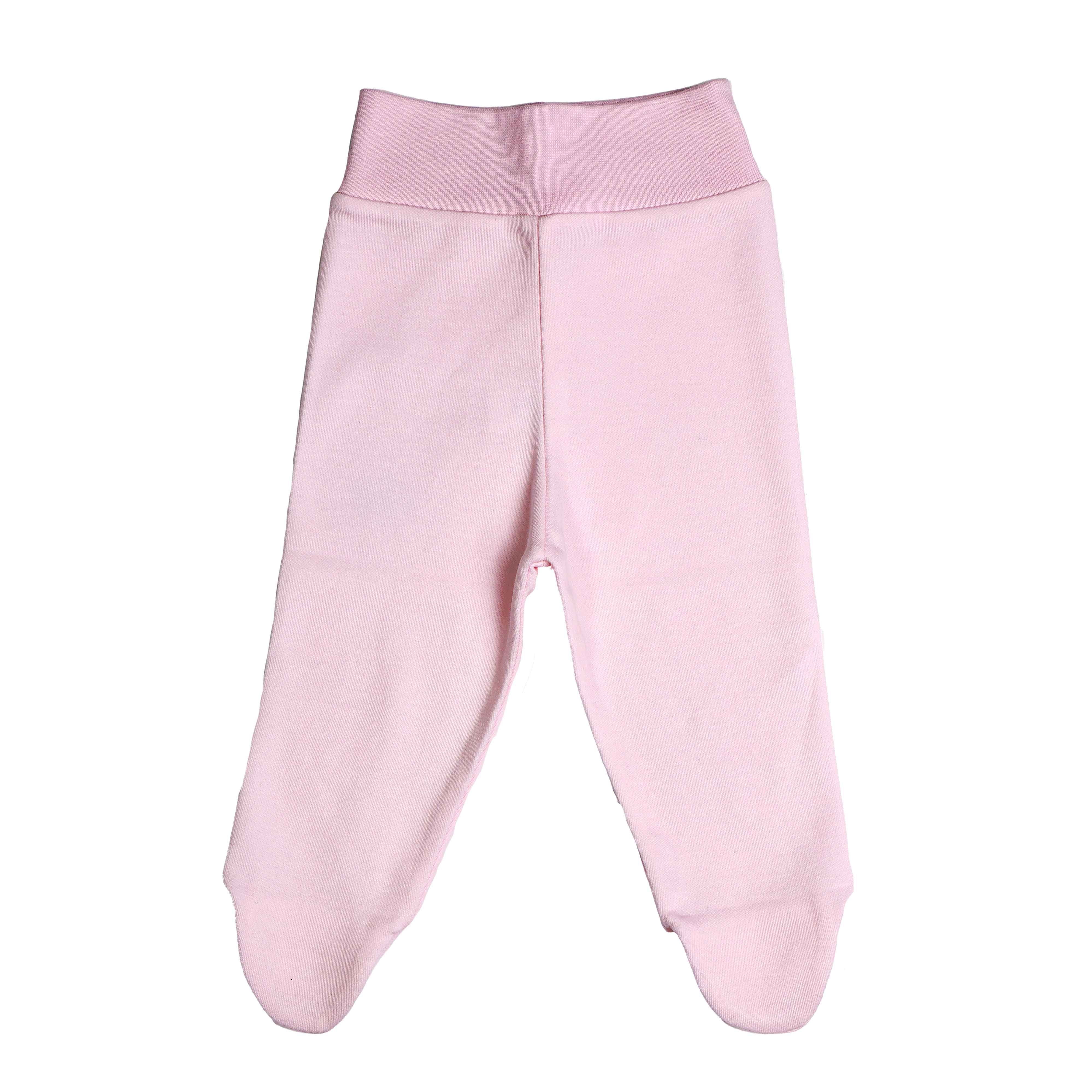 Zweiteiliges Set – Strickjacke mit Knopfleiste aus Baumwolle und Strampler – Rosa