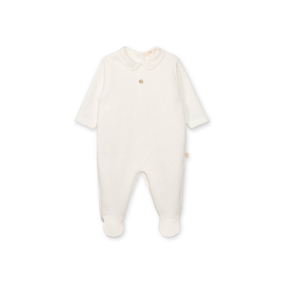 Babygrow - Ivory Jacquard - Over The Moon