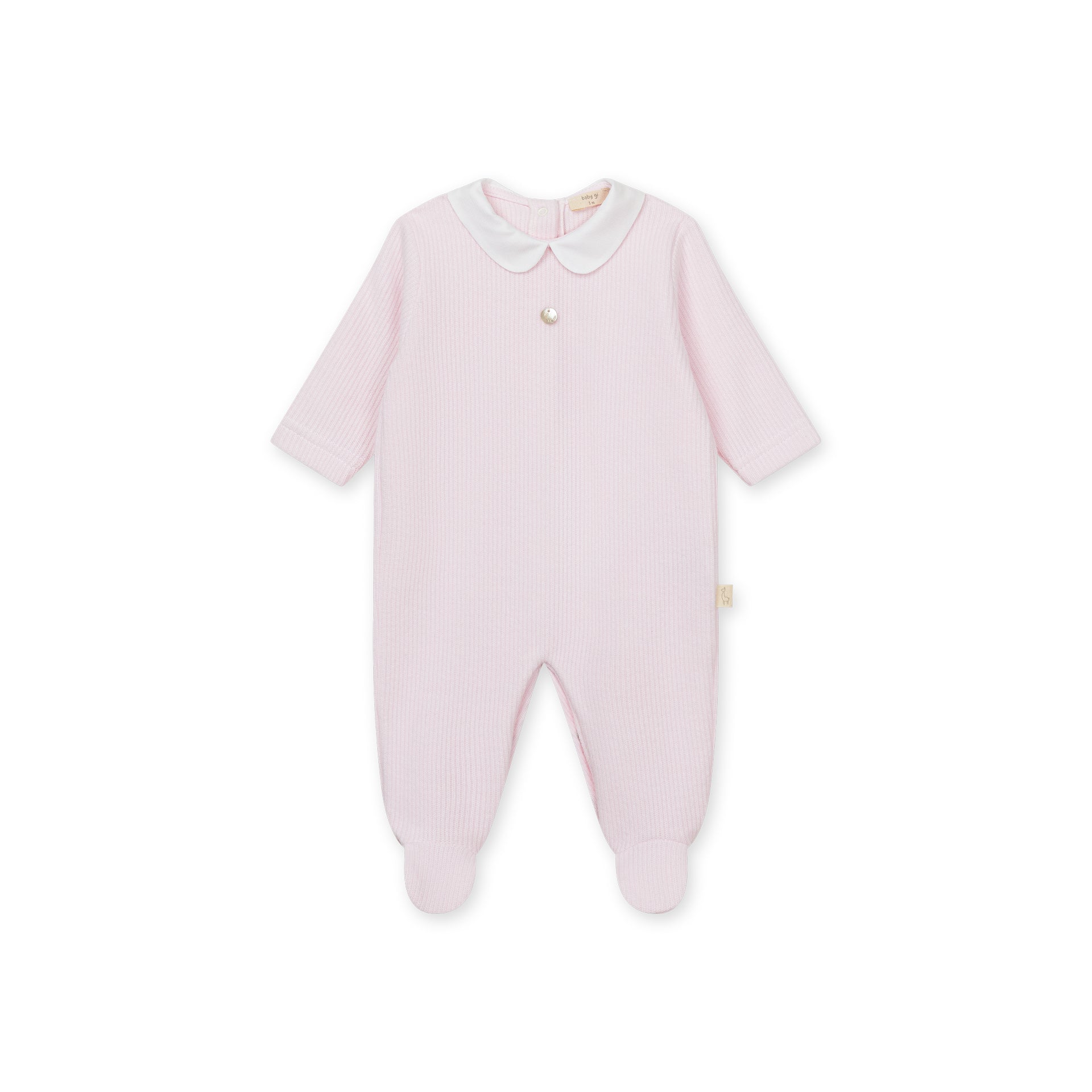 Babygrow - Pink Ribbed