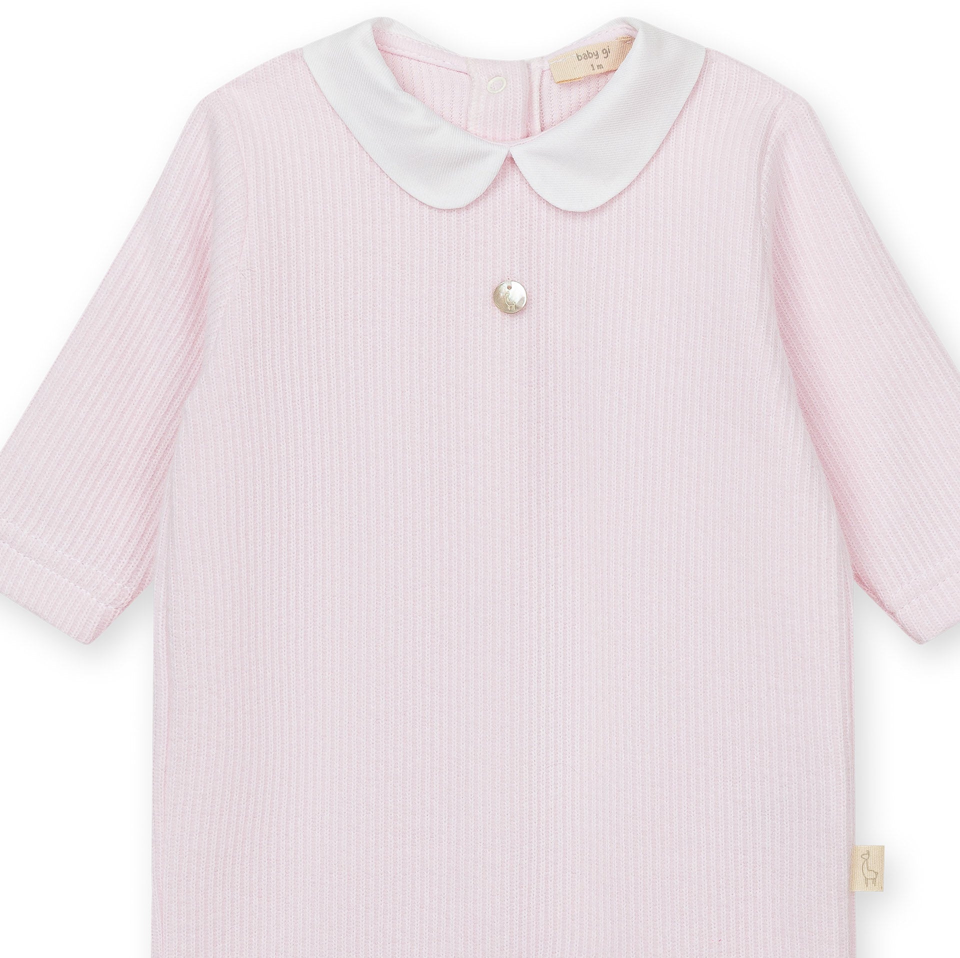 Babygrow - Pink Ribbed