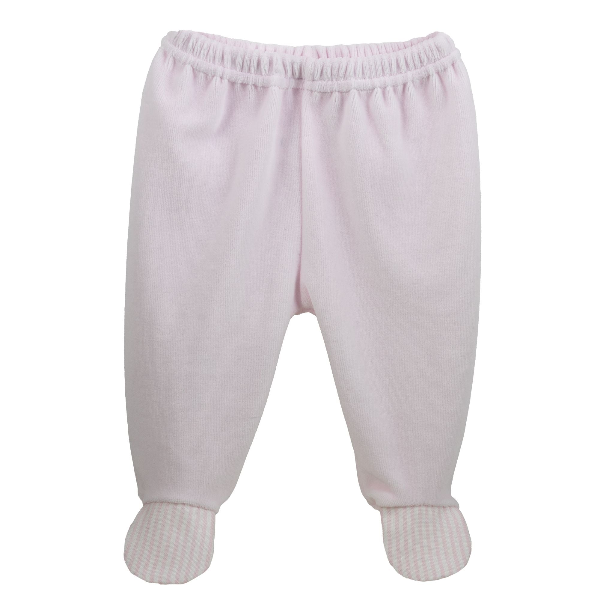 Two Piece Set - Classic Velour with Striped Collar