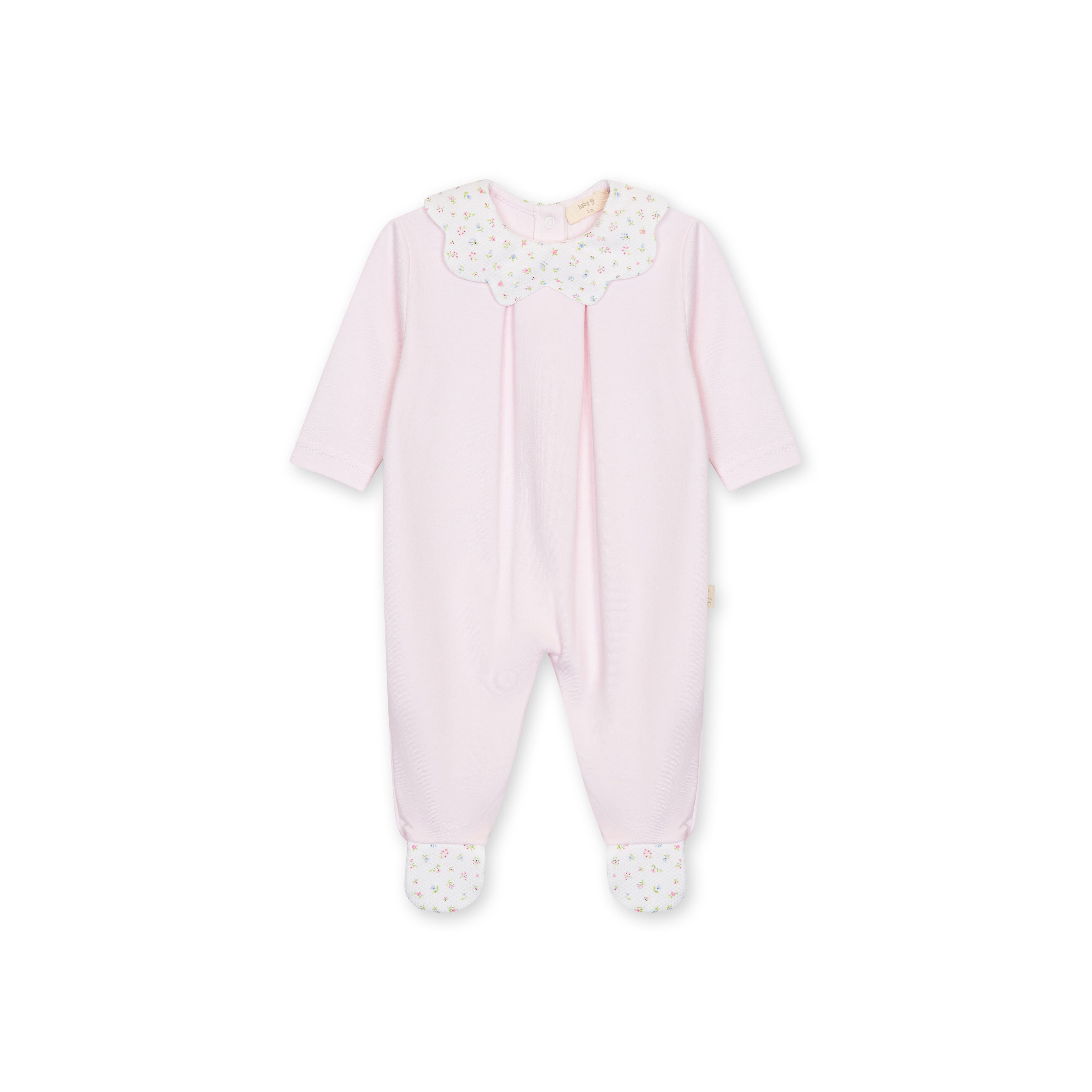 Baby-Strampler – In Bloom mit Wellenkante
