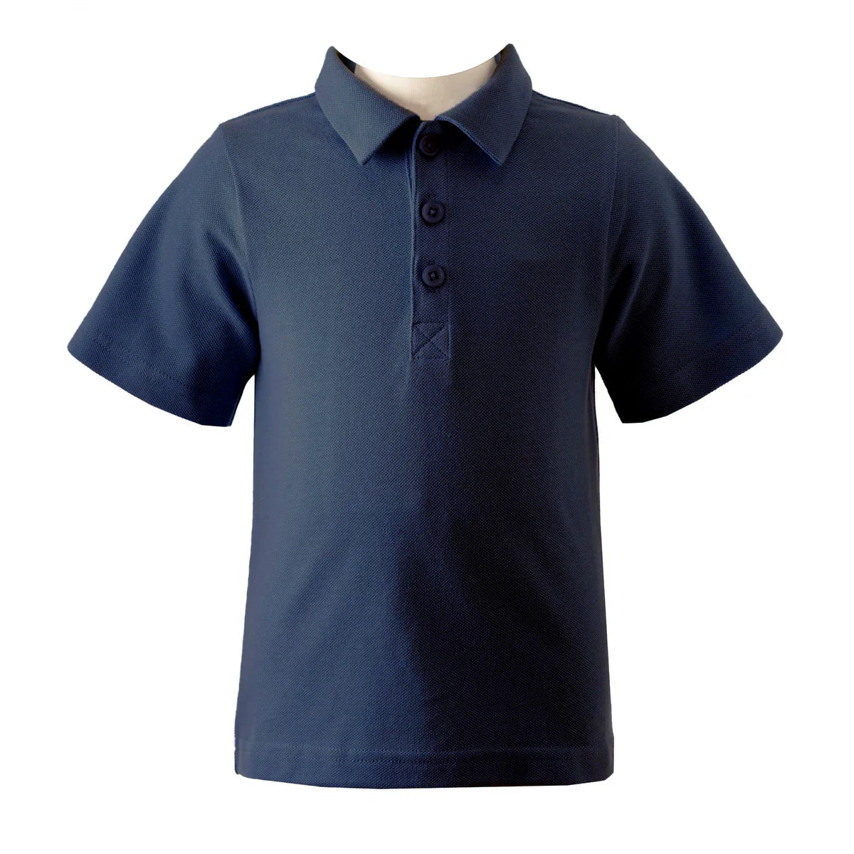 Poloshirt – Navy Kragen RR