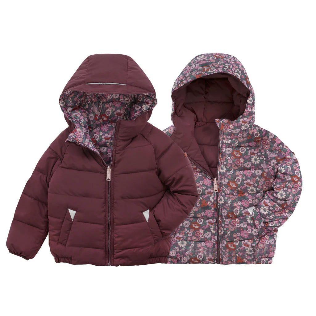 Ecoreversibler Puffer (Eco Fill) - Mattschwarze Kirsche | Wilder Rosengarten