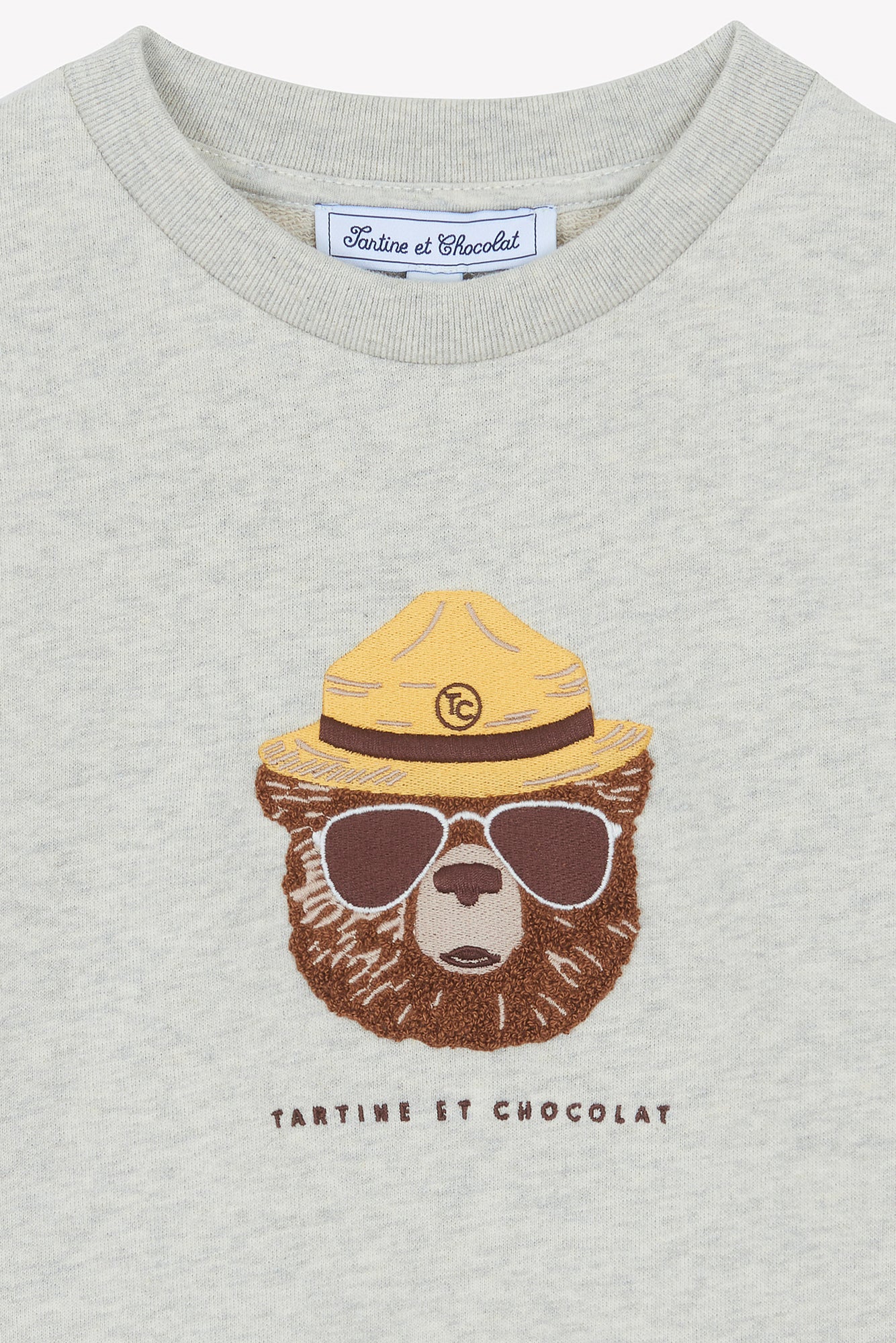 Sweatshirt - Explorer Bear Heather Gray / 5Y
