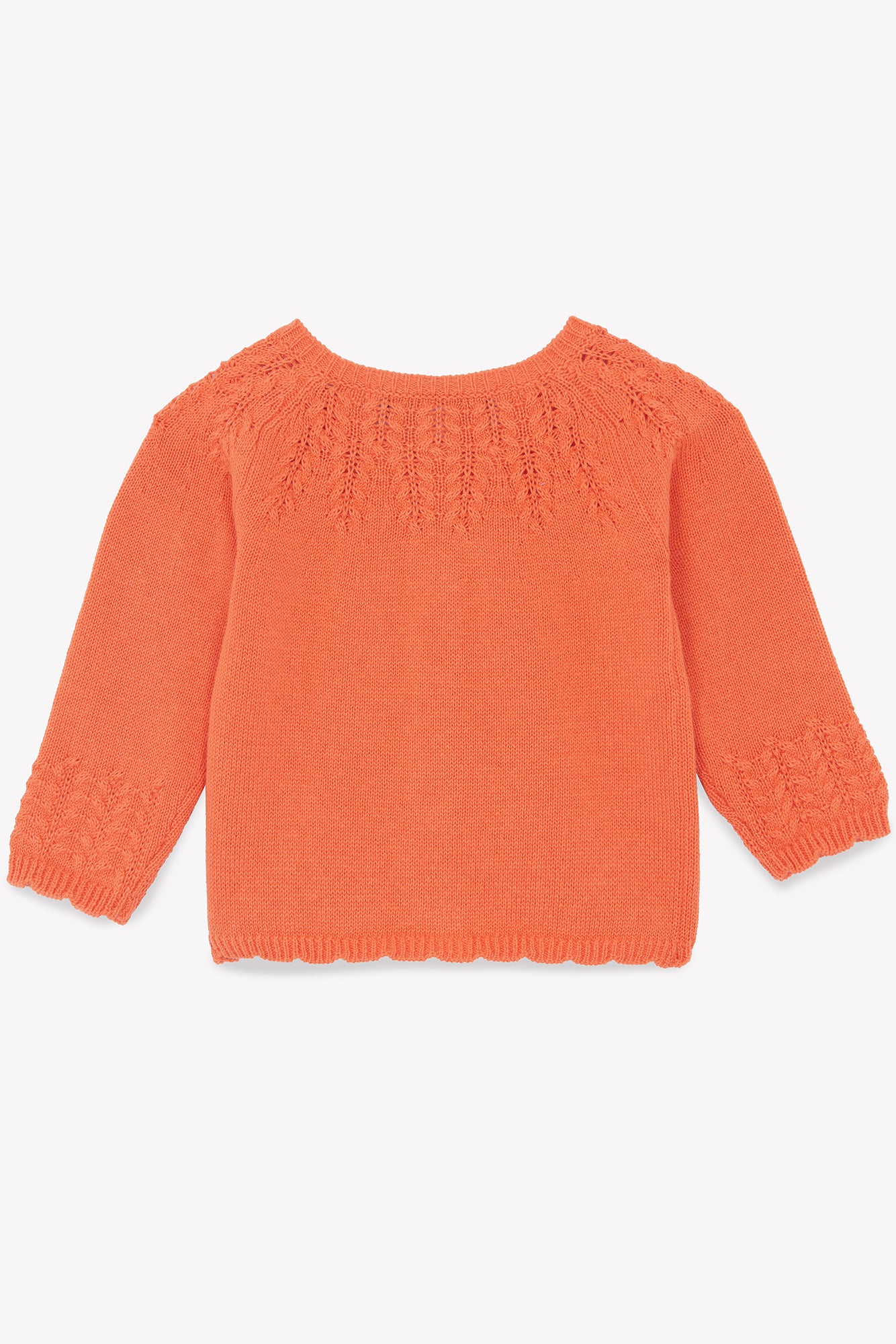 Cardigan - Coquelicot Knitwear Poppy / 6M