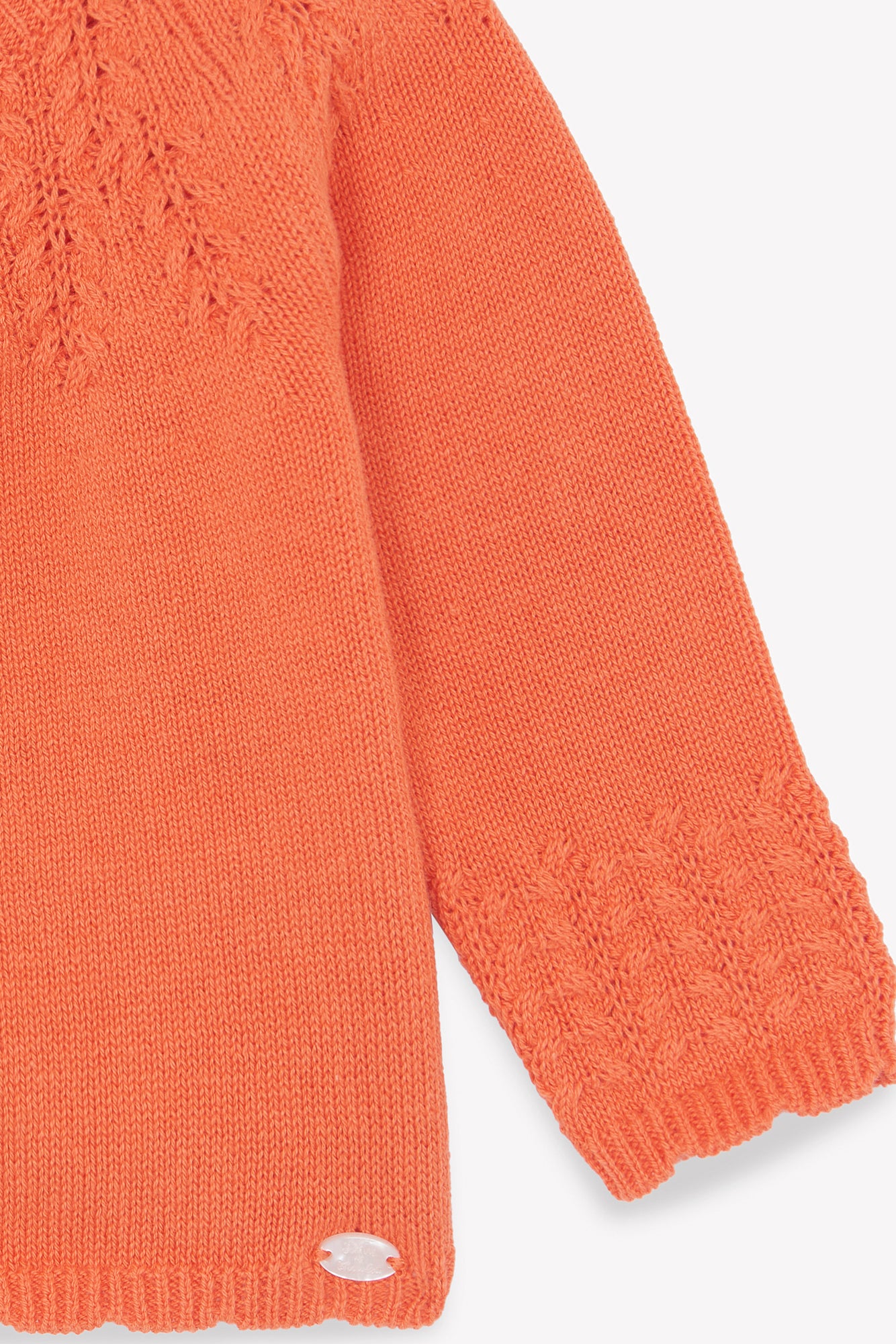 Cardigan - Coquelicot Knitwear Poppy / 6M