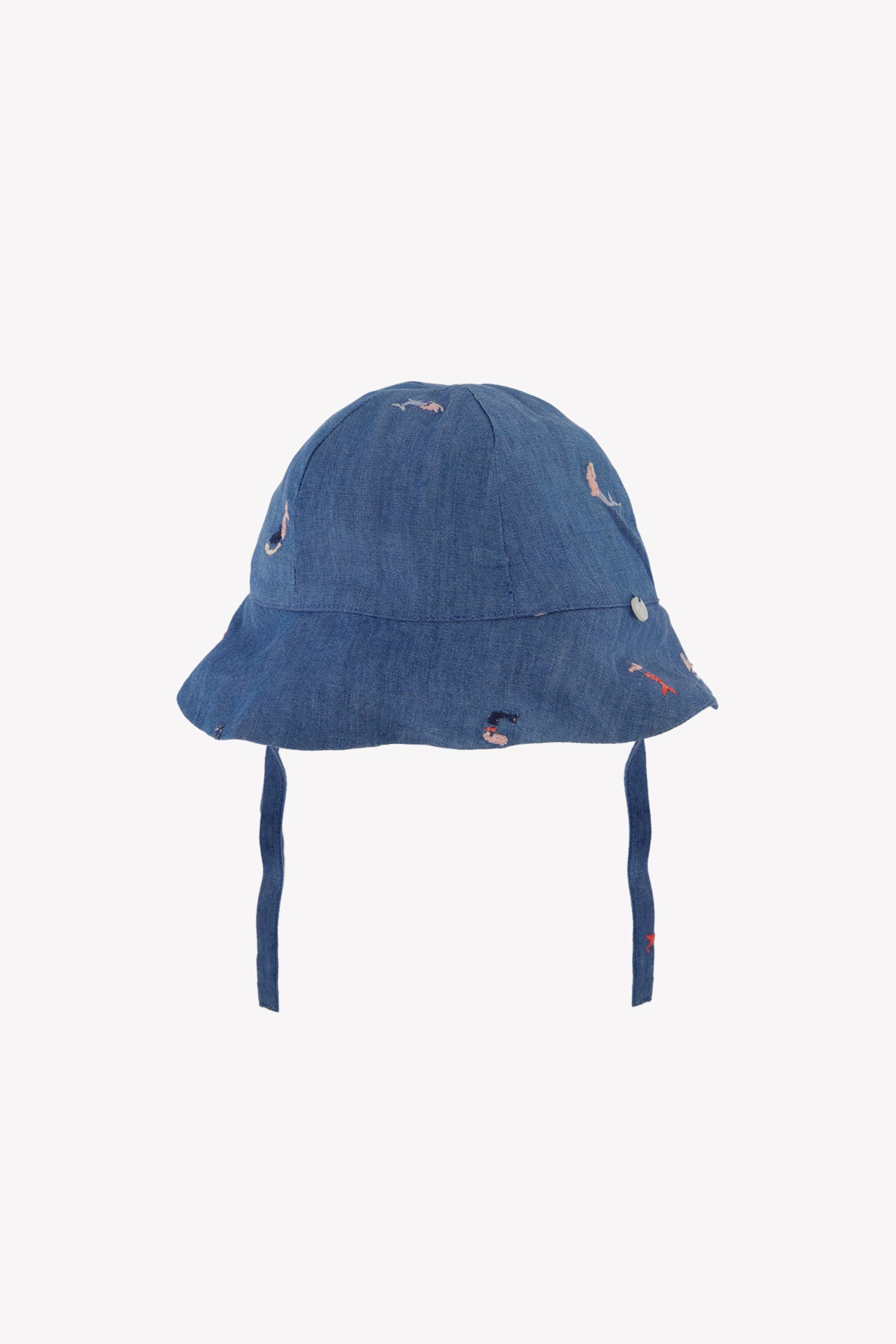 Sun Hat - Indigo Sirènes Embroidery Indigo / 44