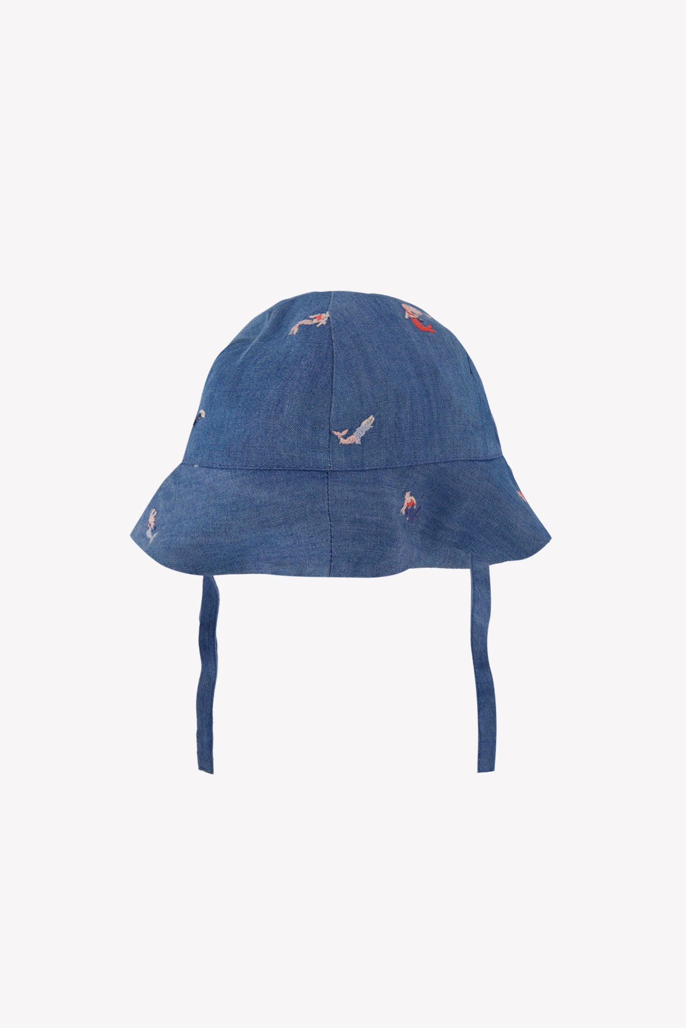 Sun Hat - Indigo Sirènes Embroidery Indigo / 44