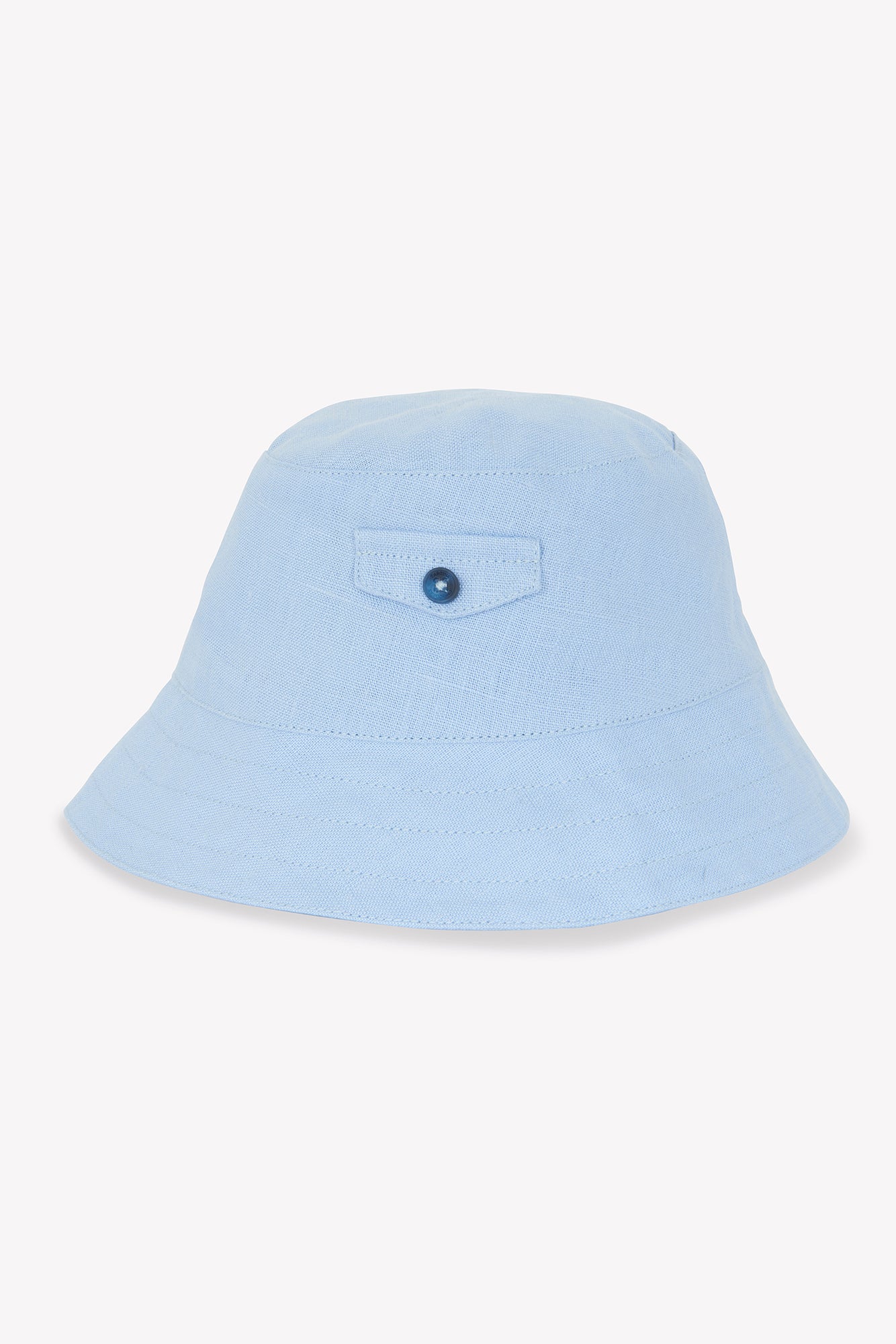 Sun Hat - Blue Linen Blue / 46
