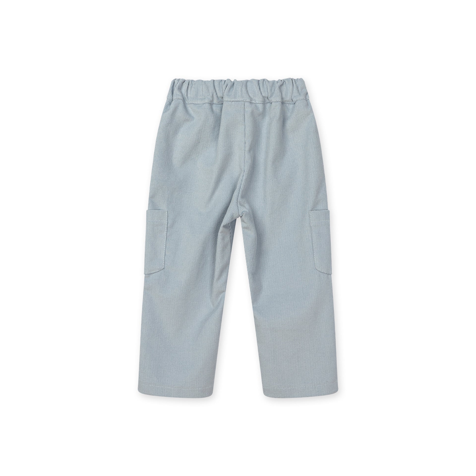 Trousers - Pale Blue Corduroy with Side Pockets