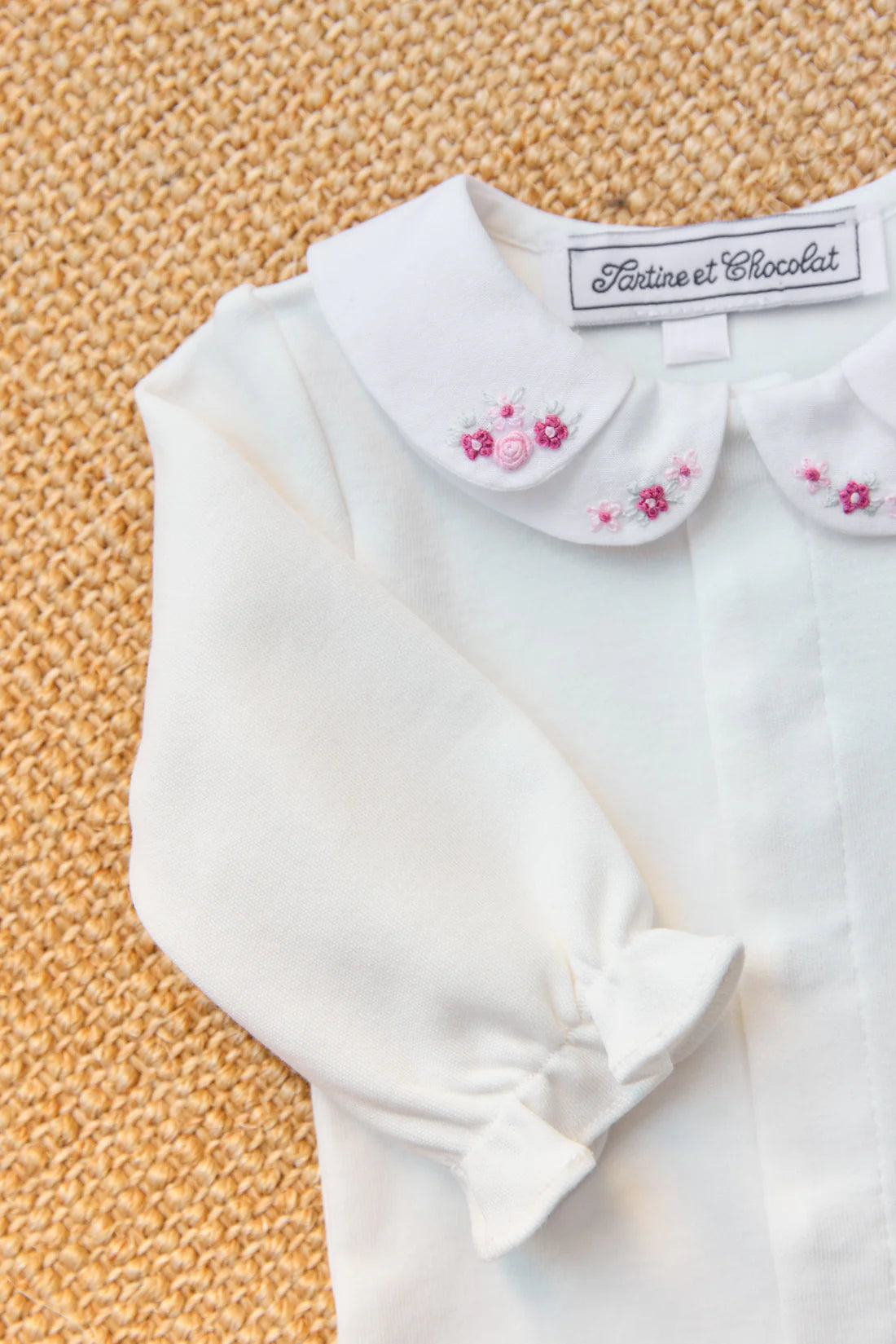 Body – Muschelsaum mit doppelter Blume