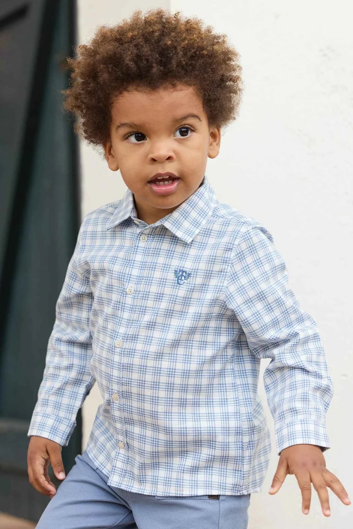 Shirt - Blue Check Classic - Over The Moon